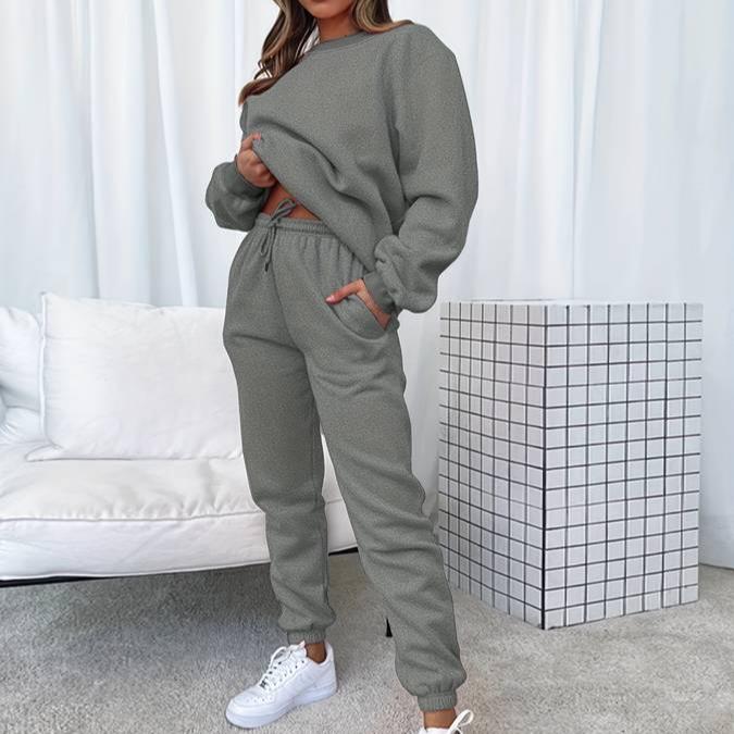Jenna | Women’s Matching Sweatshirt And Jogger Set - Samberule