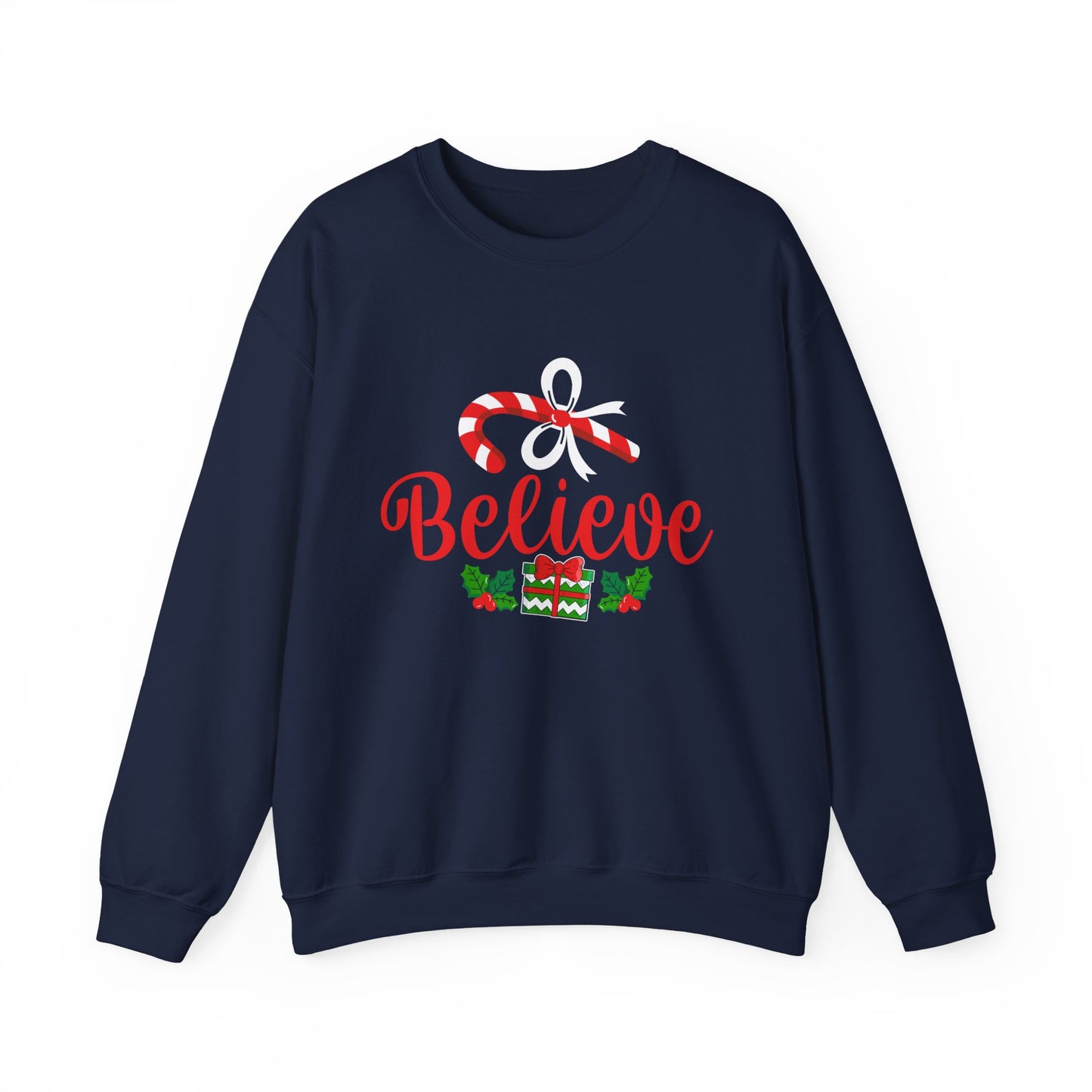 Believe Christmas Crewneck Sweatshirt