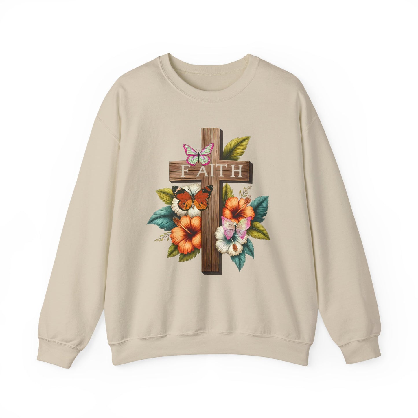 Floral Faith Crewneck Sweatshirt