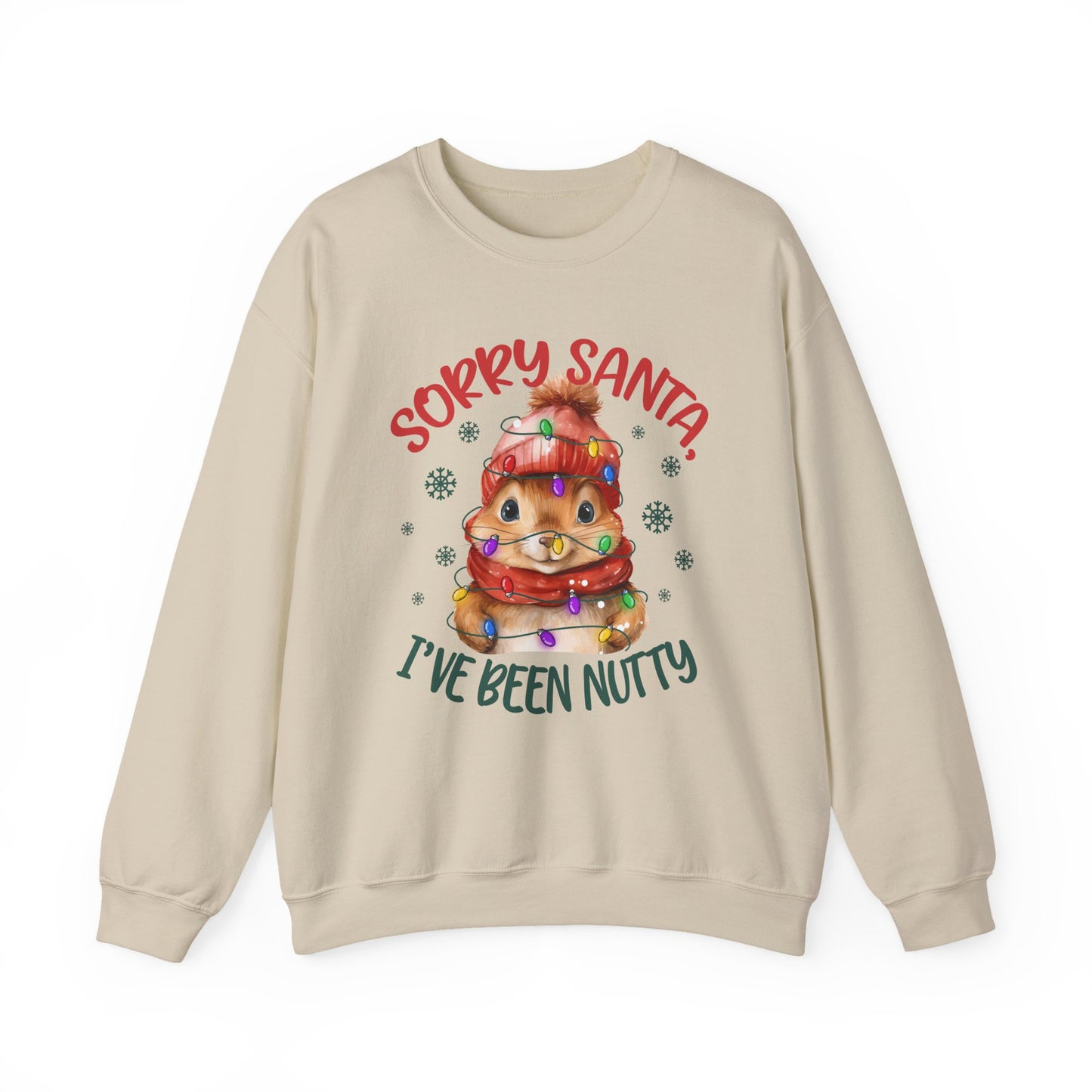 Sorry-Santa I've Been Nutty Christmas Crewneck Sweatshirt - Samberule