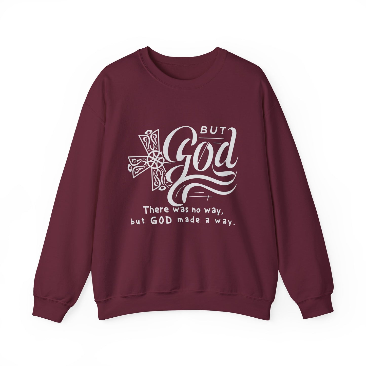 "God Made a Way" Faith Crewneck Sweatshirt