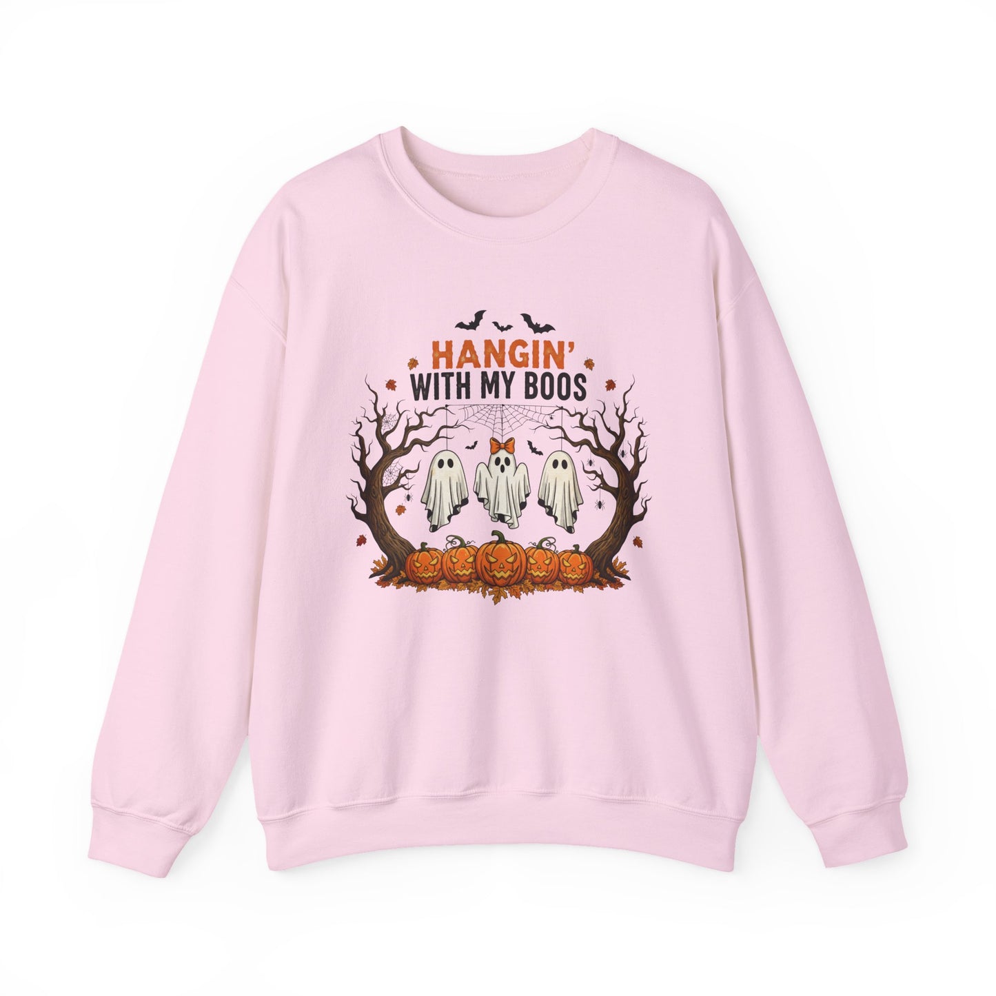 Hangin' With My Boos Halloween Crewneck Sweatshirt - Samberule