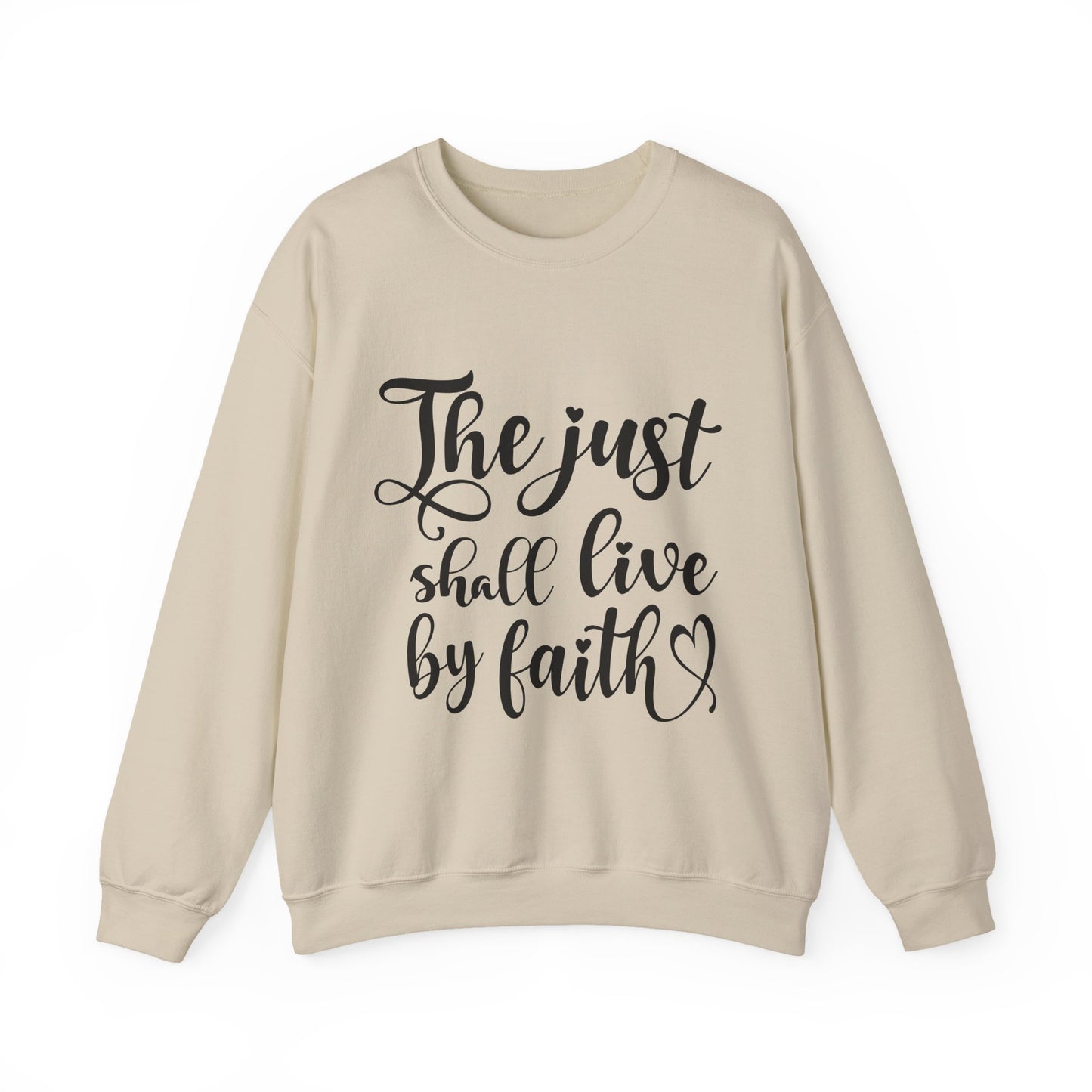 The Just Shall Live By Faith Crewneck Sweatshirt