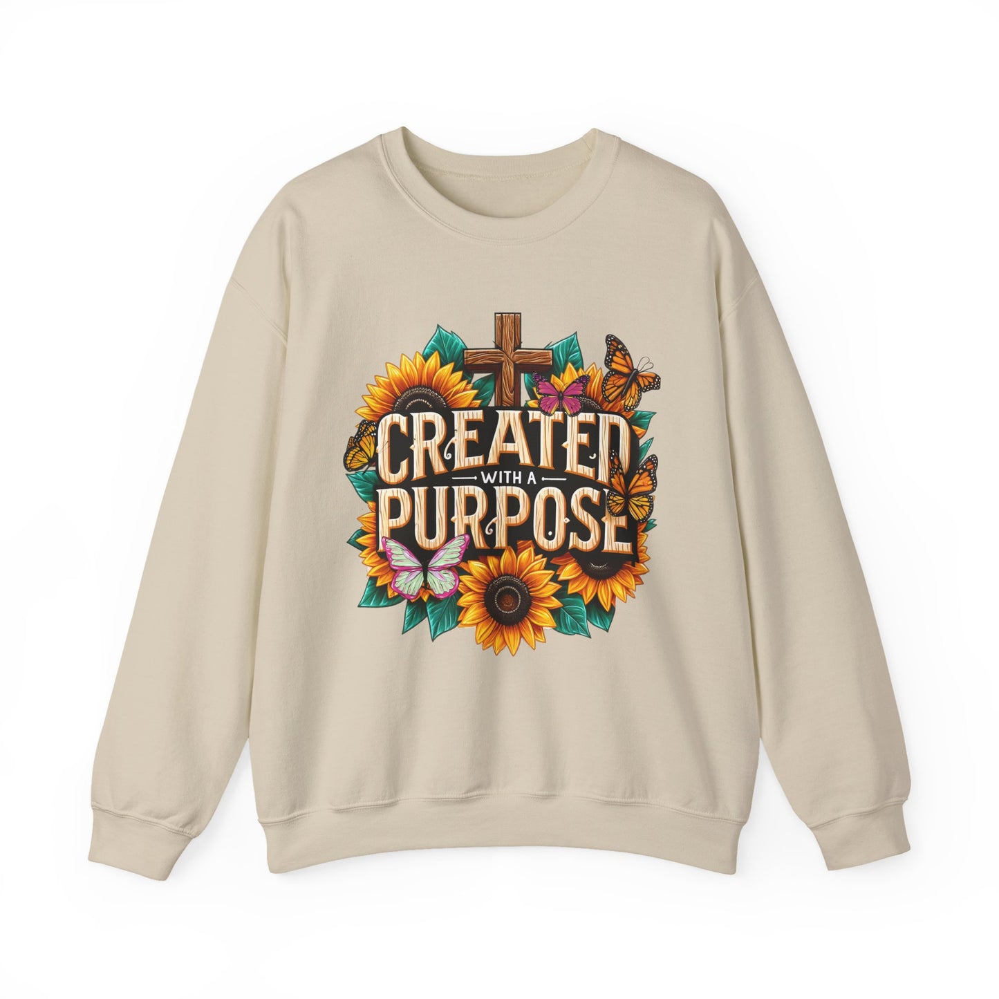 Created Purpose Faith Crewneck Sweatshirt