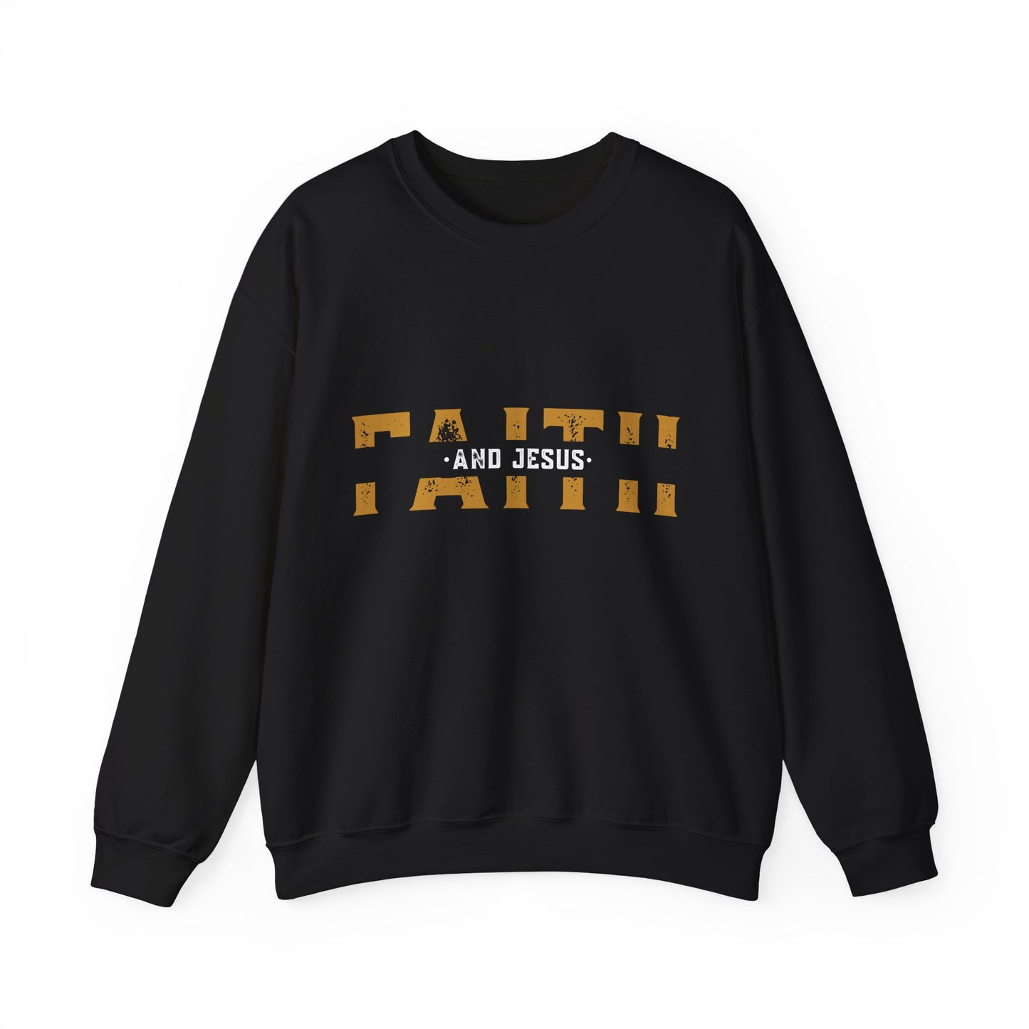 "Faith and Jesus" Faith Crewneck Sweatshirt