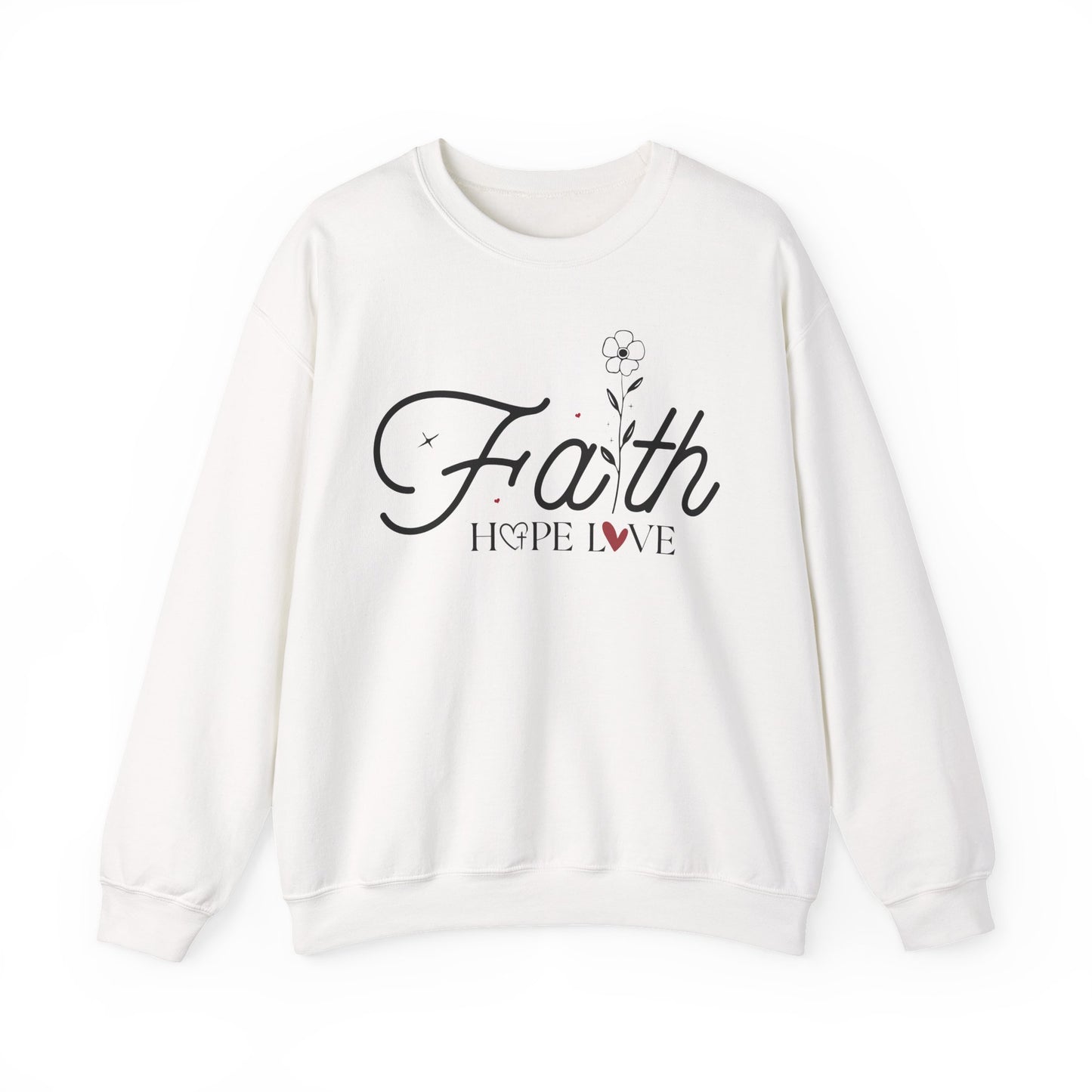 "Faith Hope Love" Faith Crewneck Sweatshirt