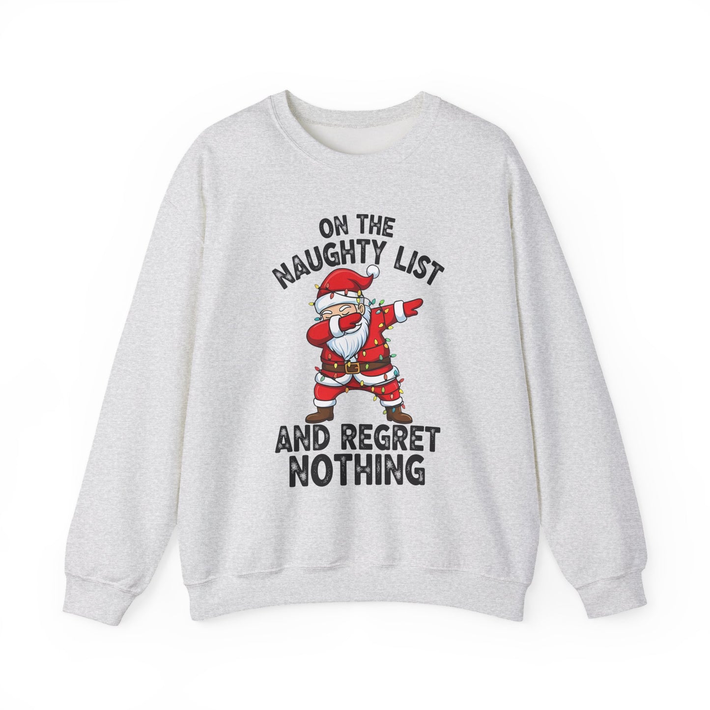 On The Naughty List Christmas Crewneck Sweatshirt - Samberule