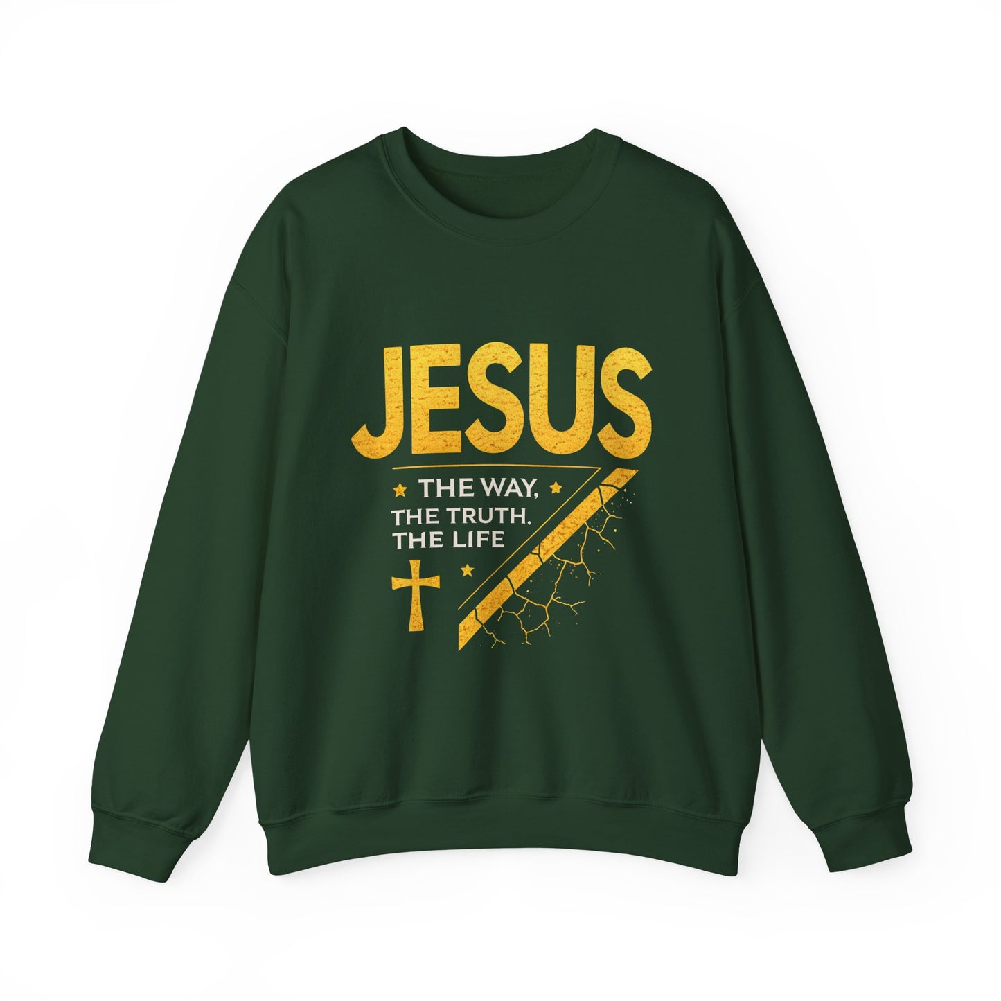 Jesus Inspirational Faith Crewneck Sweatshirt