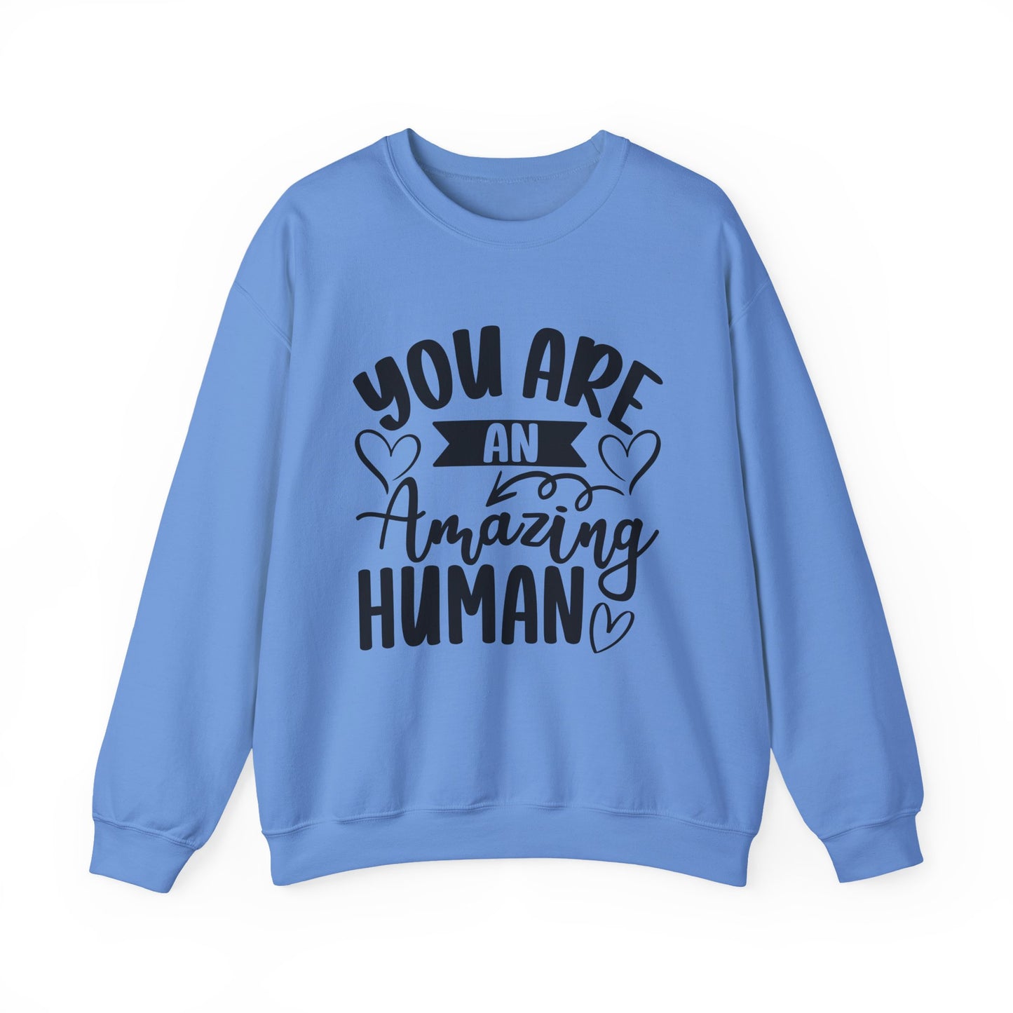 You Are an Amazing Human Motivational Crewneck Sweatshirt