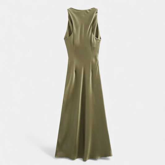 Women’s Satin Midi Slip Dress - Samberule