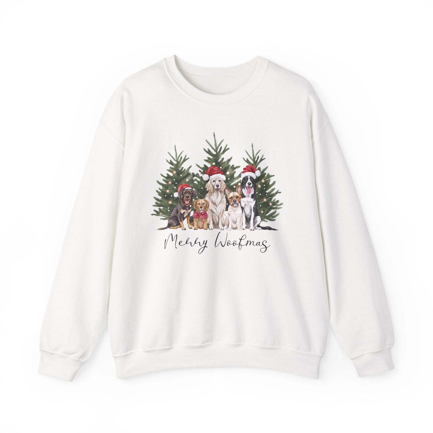 Merry Woofmas Christmas Crewneck Sweatshirt