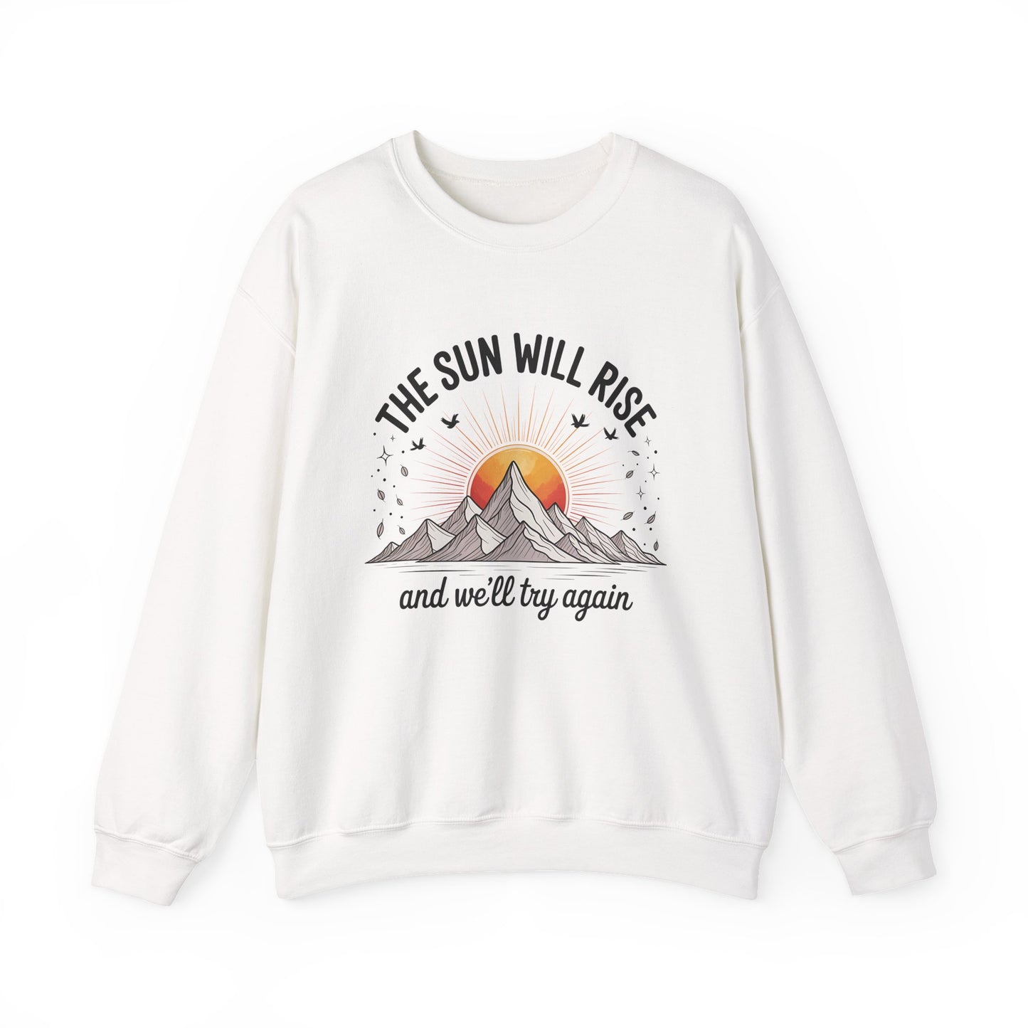Sunrise Motivation Mental Health Crewneck Sweatshirt