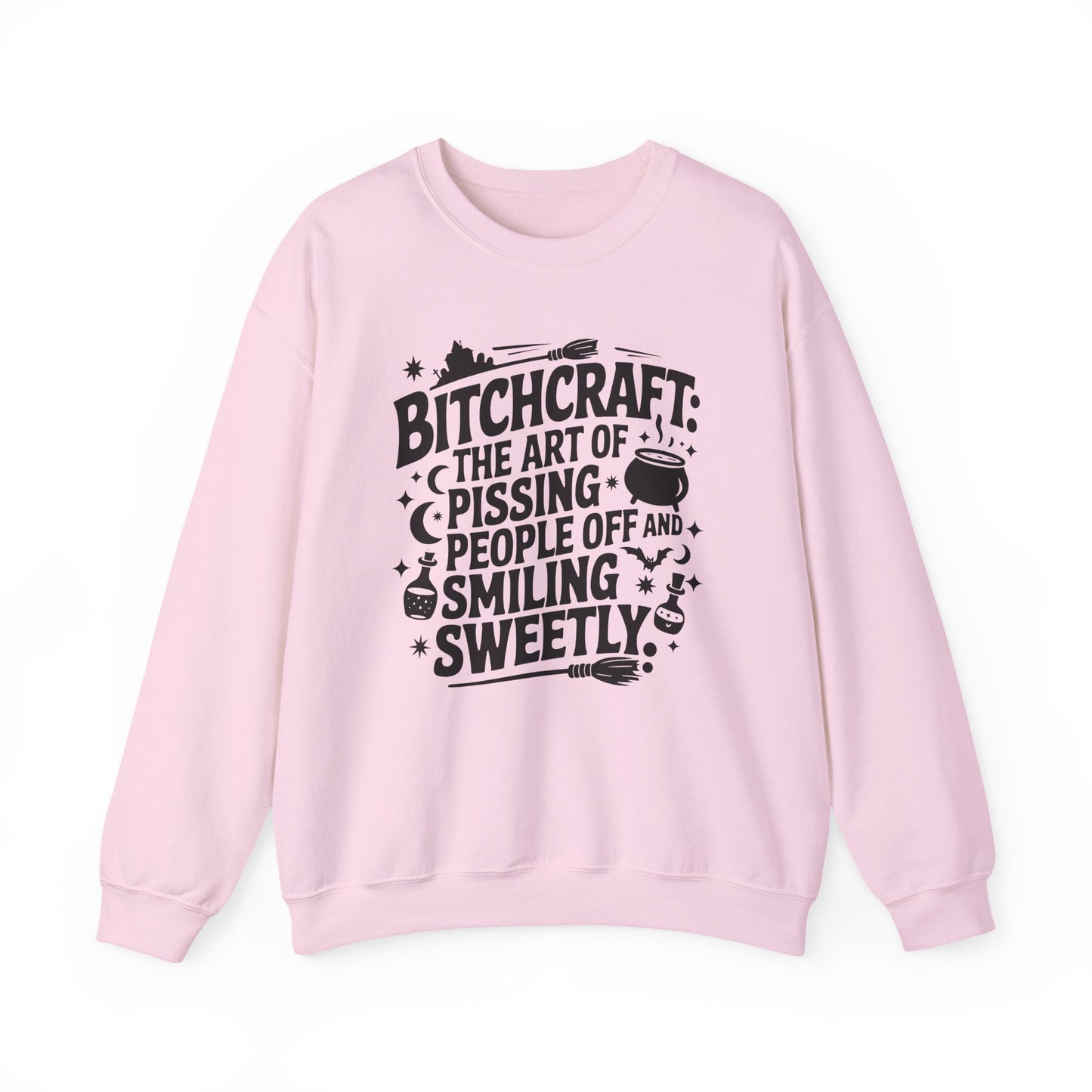 Bitchcraft Halloween Crewneck Sweatshirt - Samberule