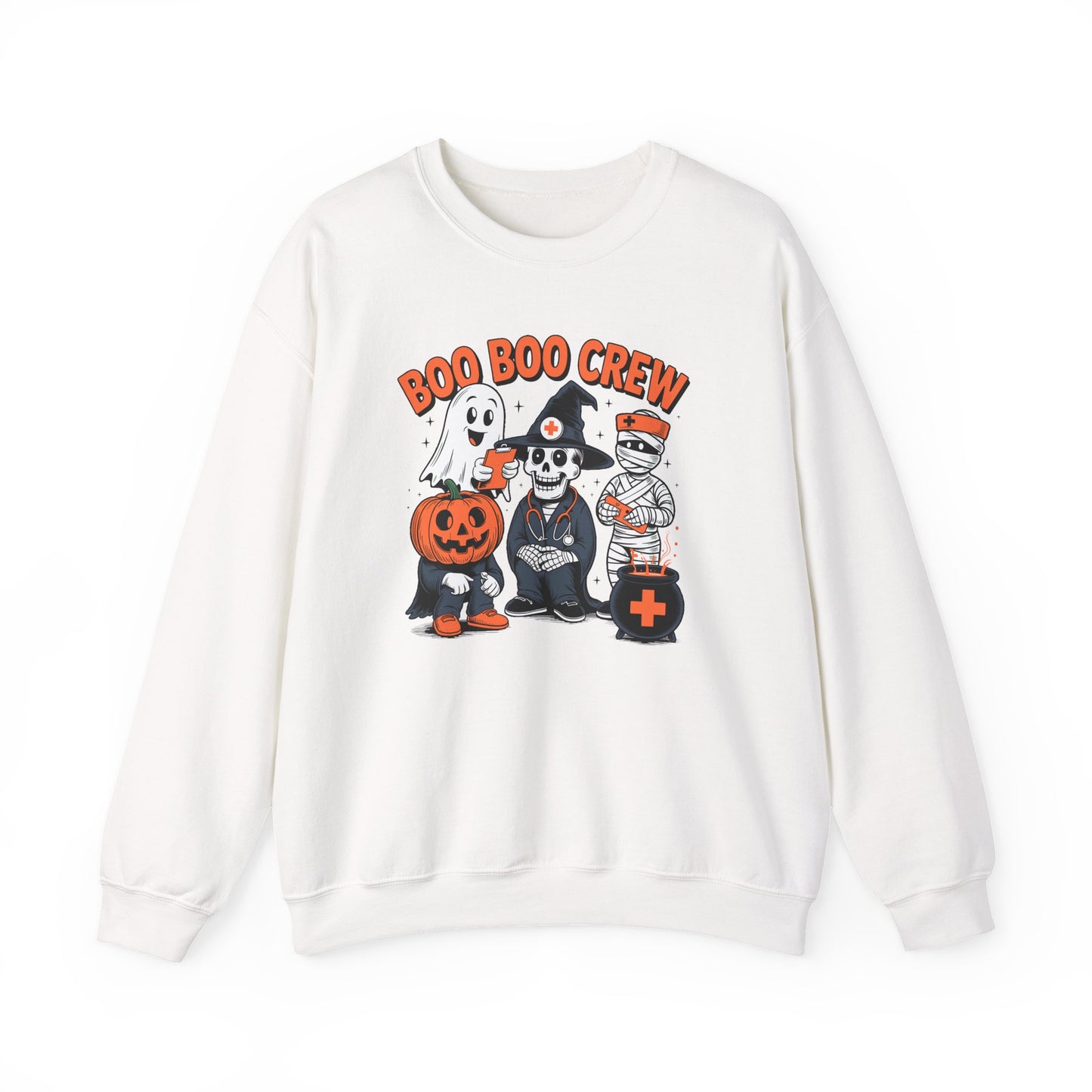 Boo Boo Crew Halloween Crewneck Sweatshirt - Samberule