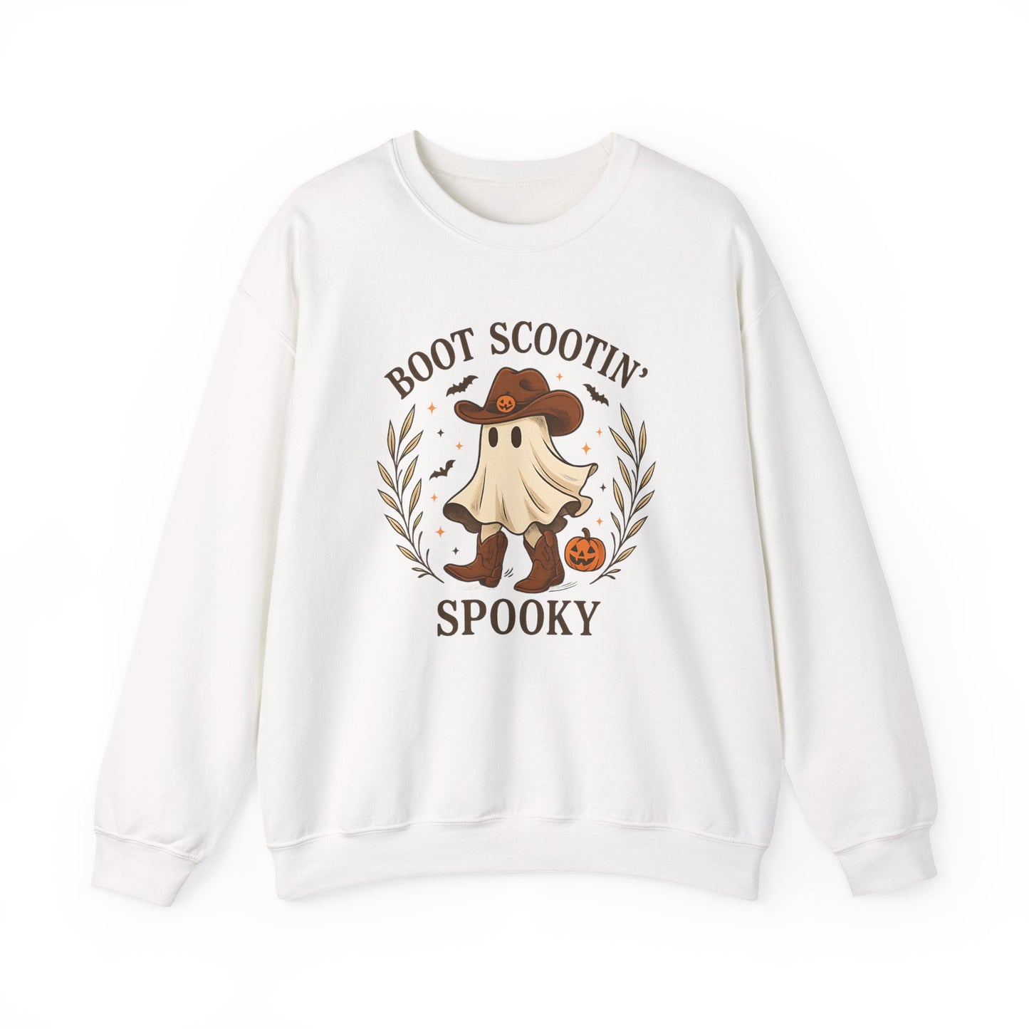 Boot Scootin Spooky Halloween Crewneck Sweatshirt - Samberule