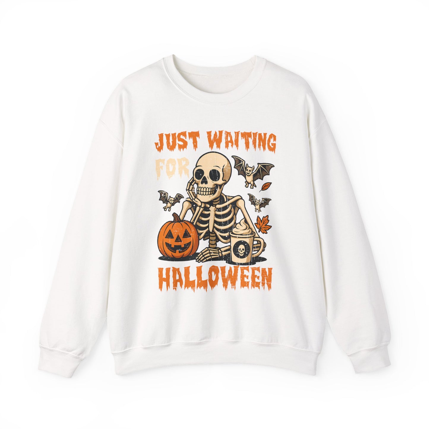 Just Waiting for Halloween Crewneck Sweatshirt - Samberule