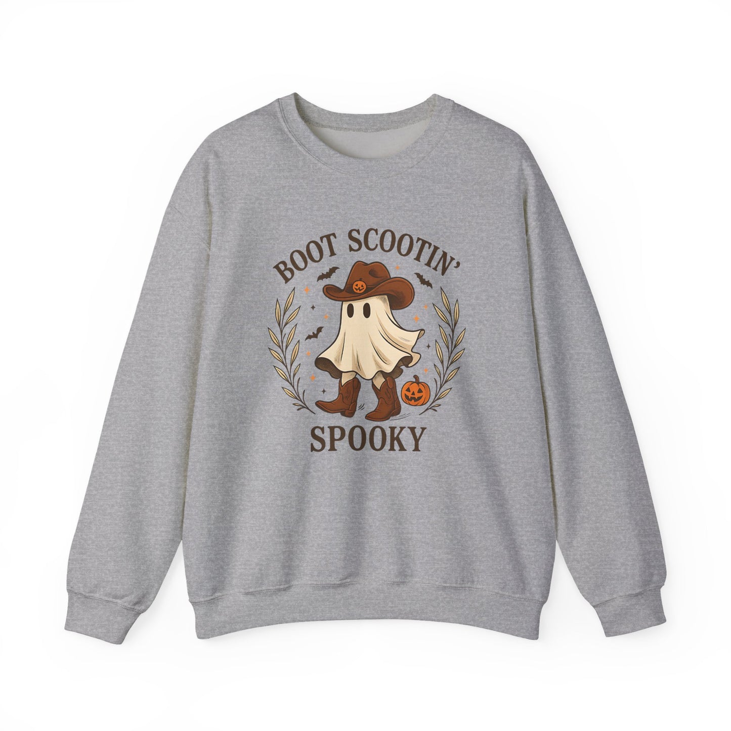 Boot Scootin Spooky Halloween Crewneck Sweatshirt - Samberule