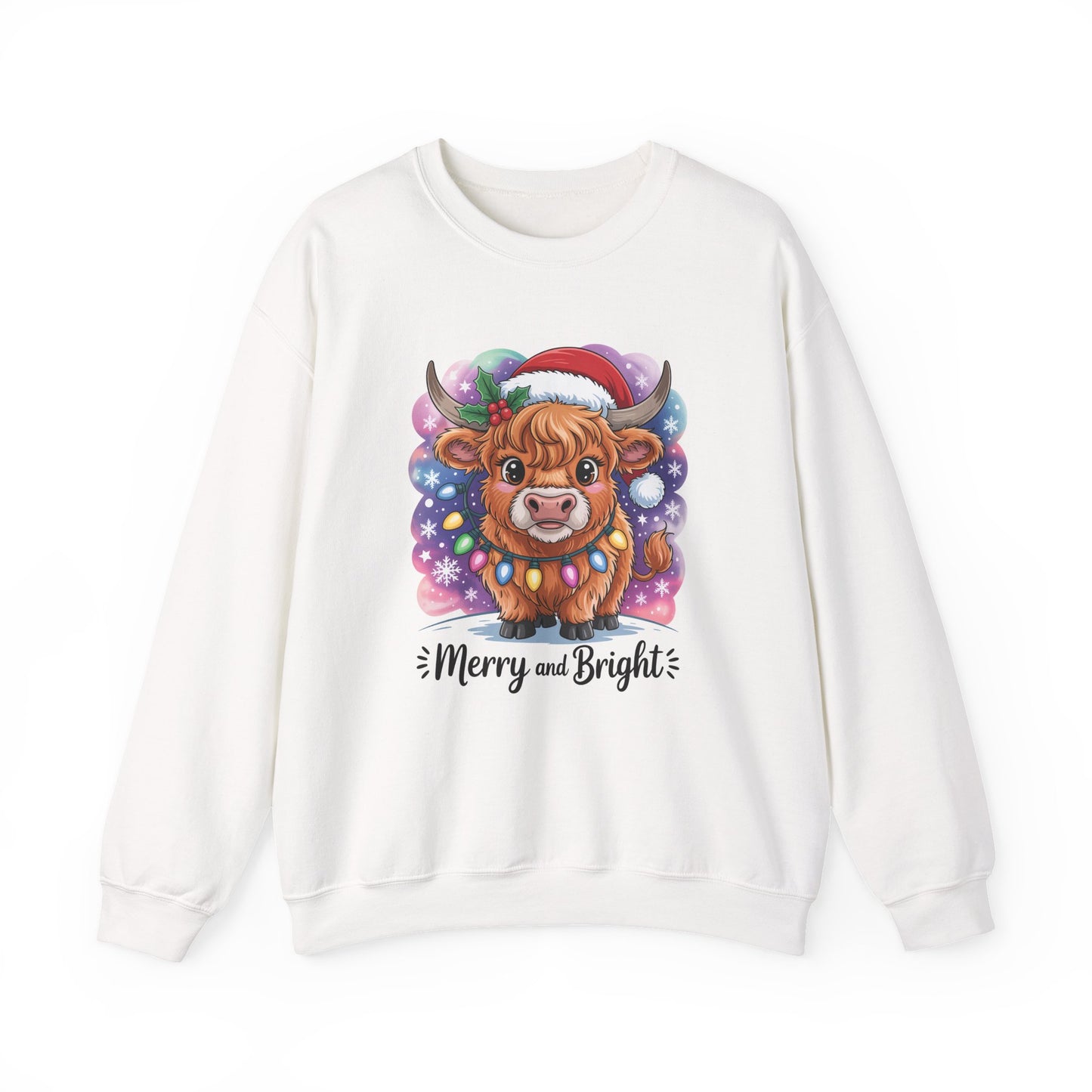 Merry and Bright Christmas Crewneck Sweatshirt - Samberule