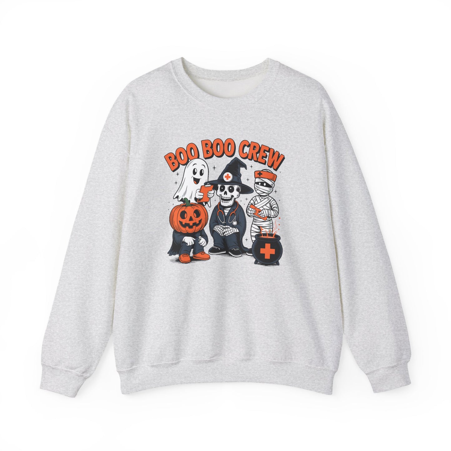 Boo Boo Crew Halloween Crewneck Sweatshirt - Samberule
