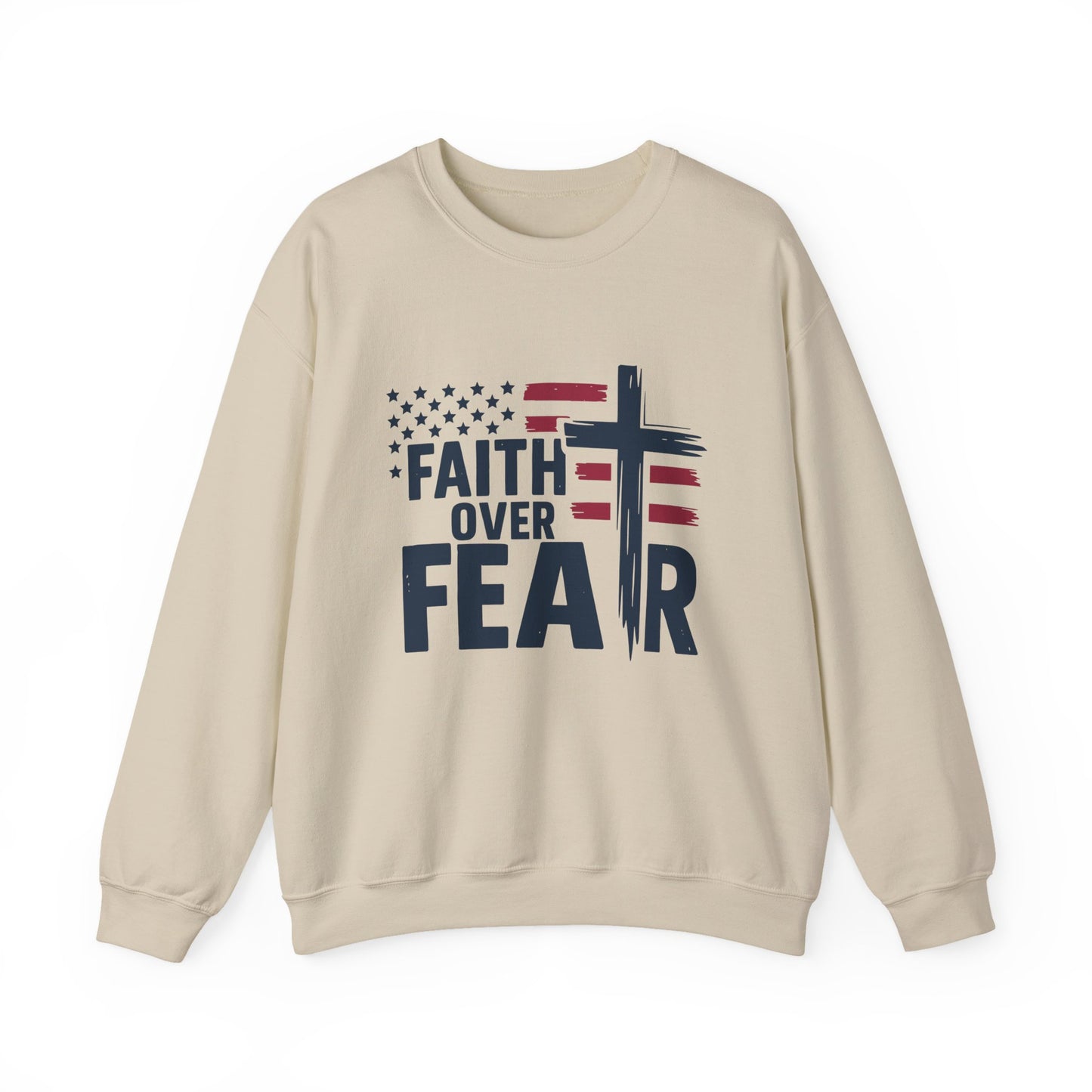 "Faith Over Fear" Faith Crewneck Sweatshirt