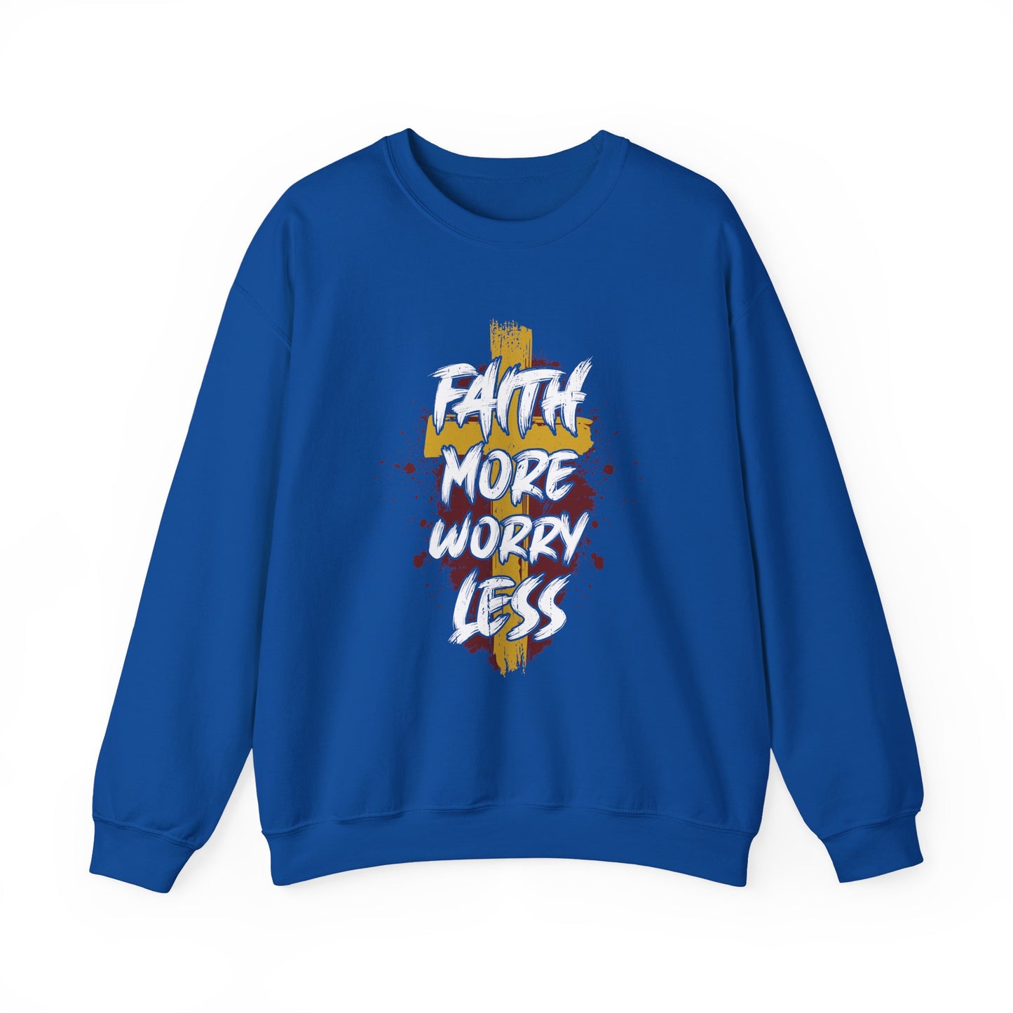 "Faith More Worry Less" Faith Crewneck Sweatshirt