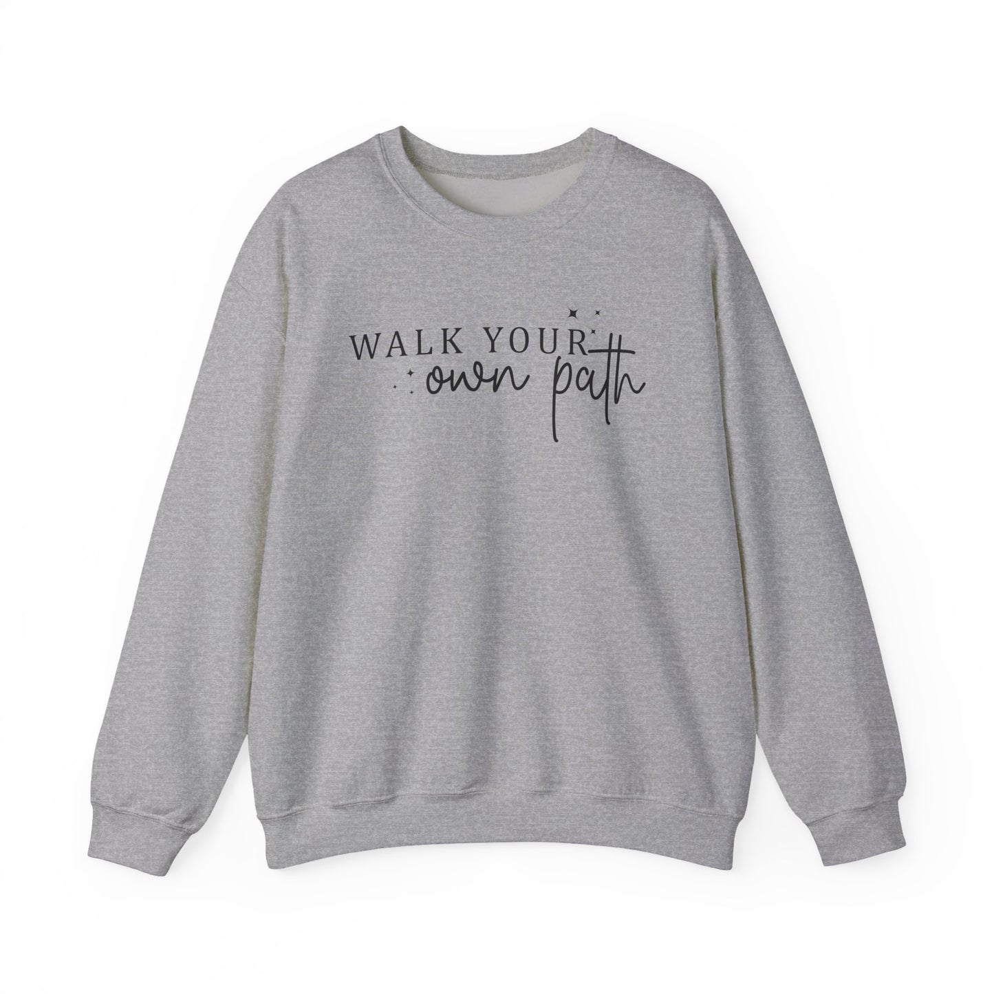 Walk Your Own Path Mental Health Crewneck Sweatshirt