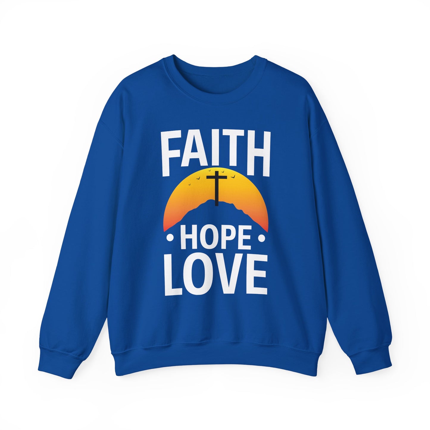 "Faith Hope Love" Faith Crewneck Sweatshirt
