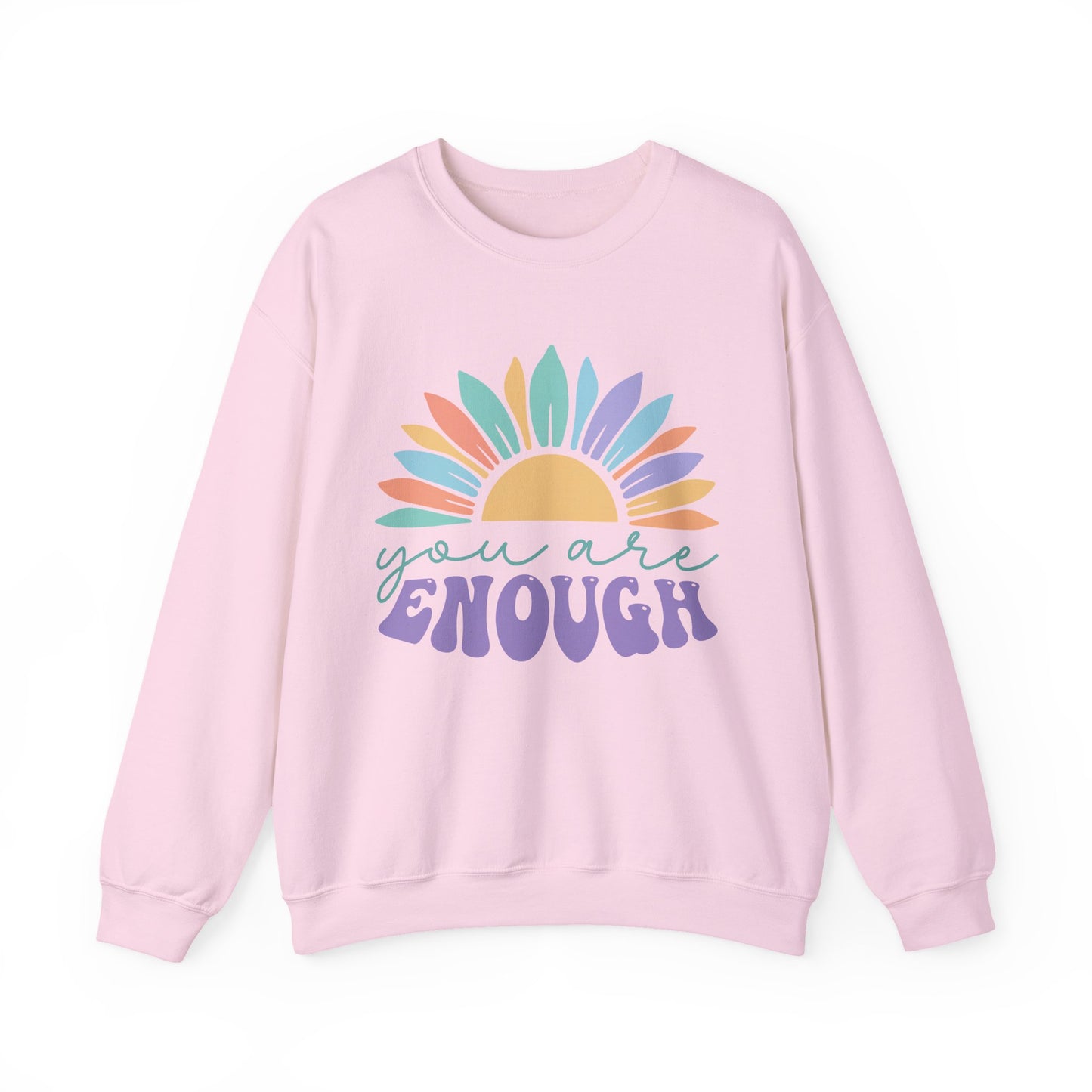 You Are Enough Mental Health Crewneck Sweatshirt
