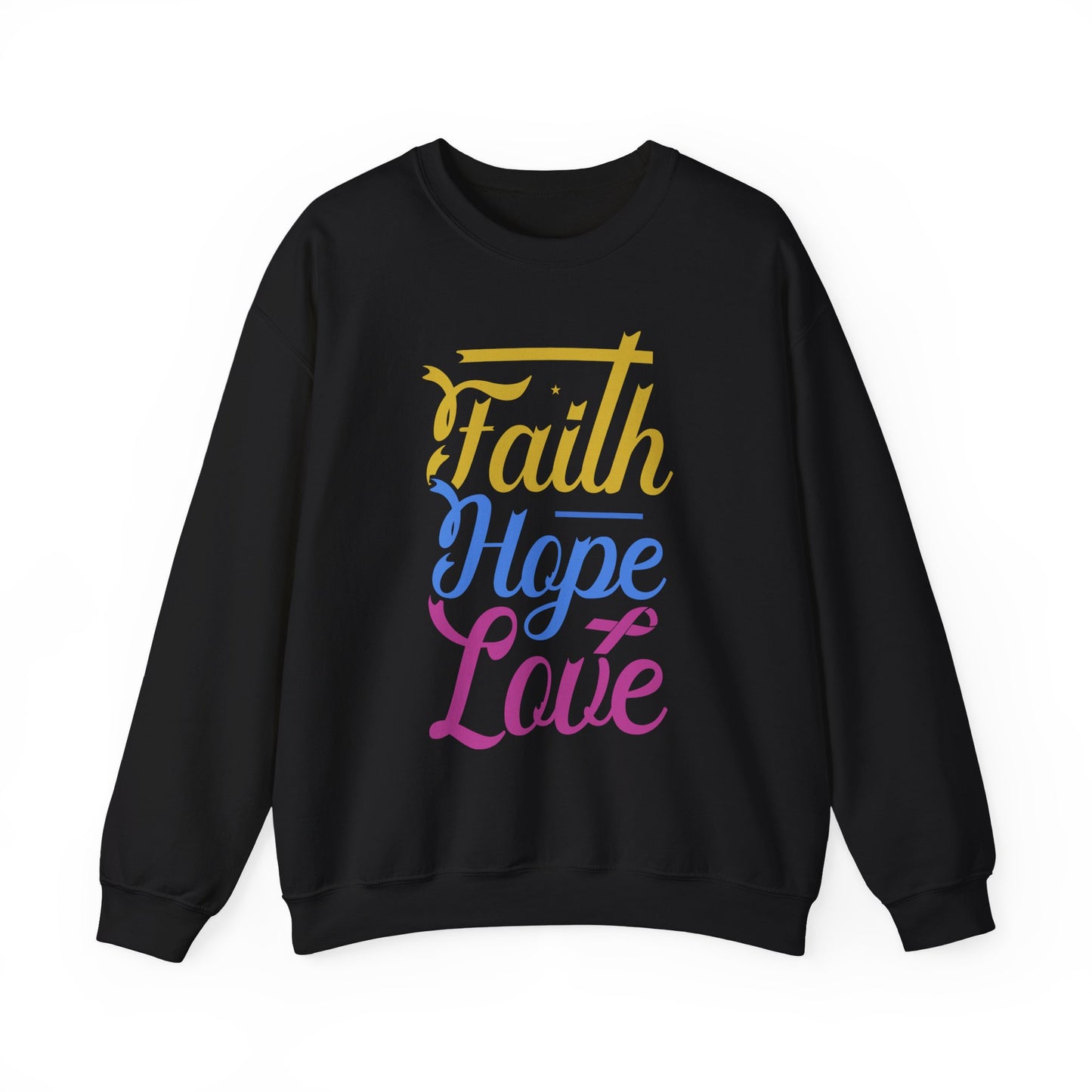 "Faith Hope Love" Faith Crewneck Sweatshirt