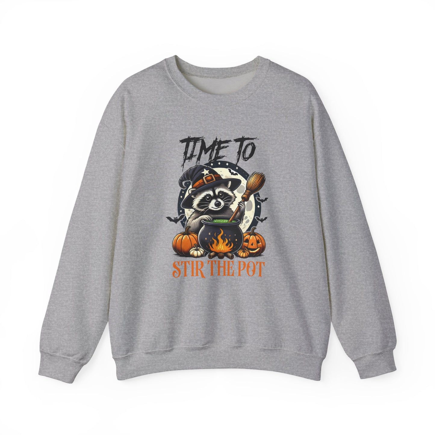 Feral Raccoon Halloween Crewneck Sweatshirt - Samberule