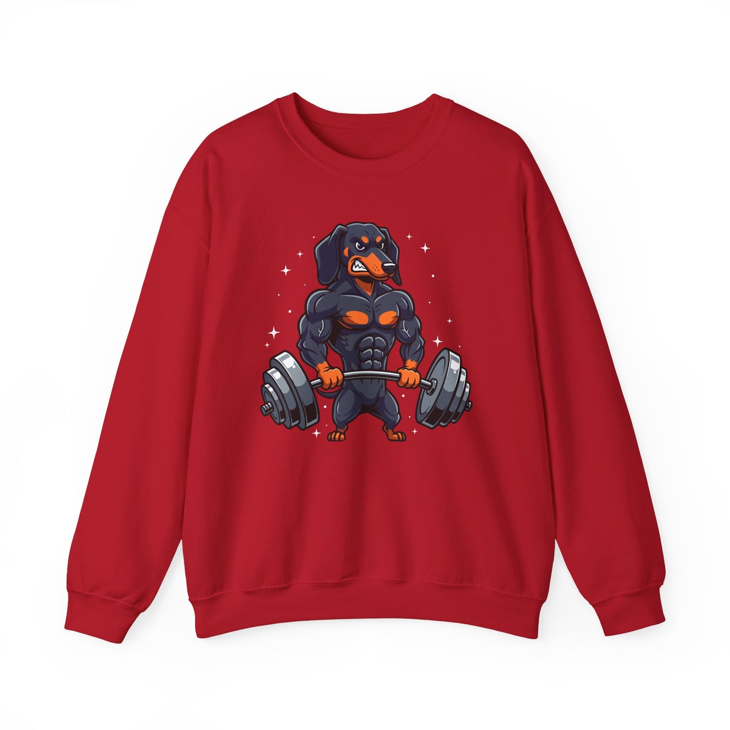 Muscle Dog Gym Crewneck Sweatshirt