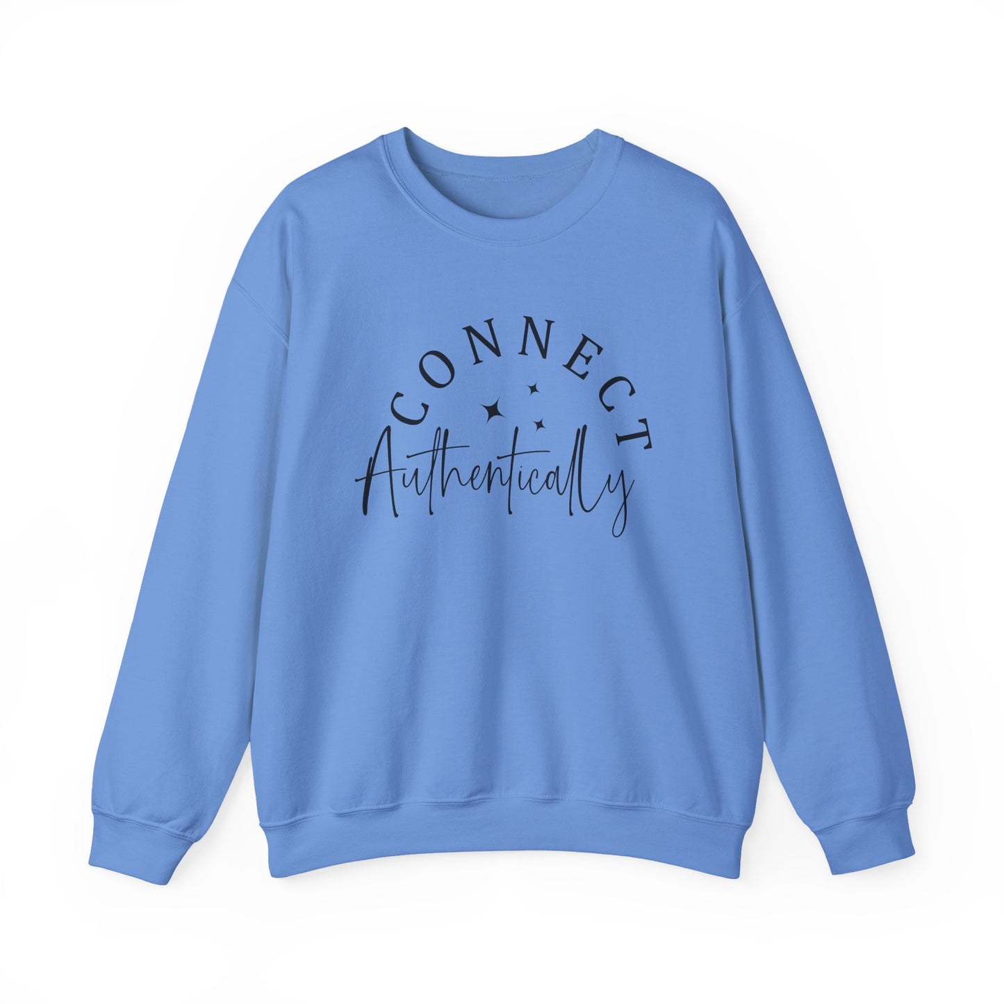 "Connect Authentically" Mental Health Crewneck Sweatshirt