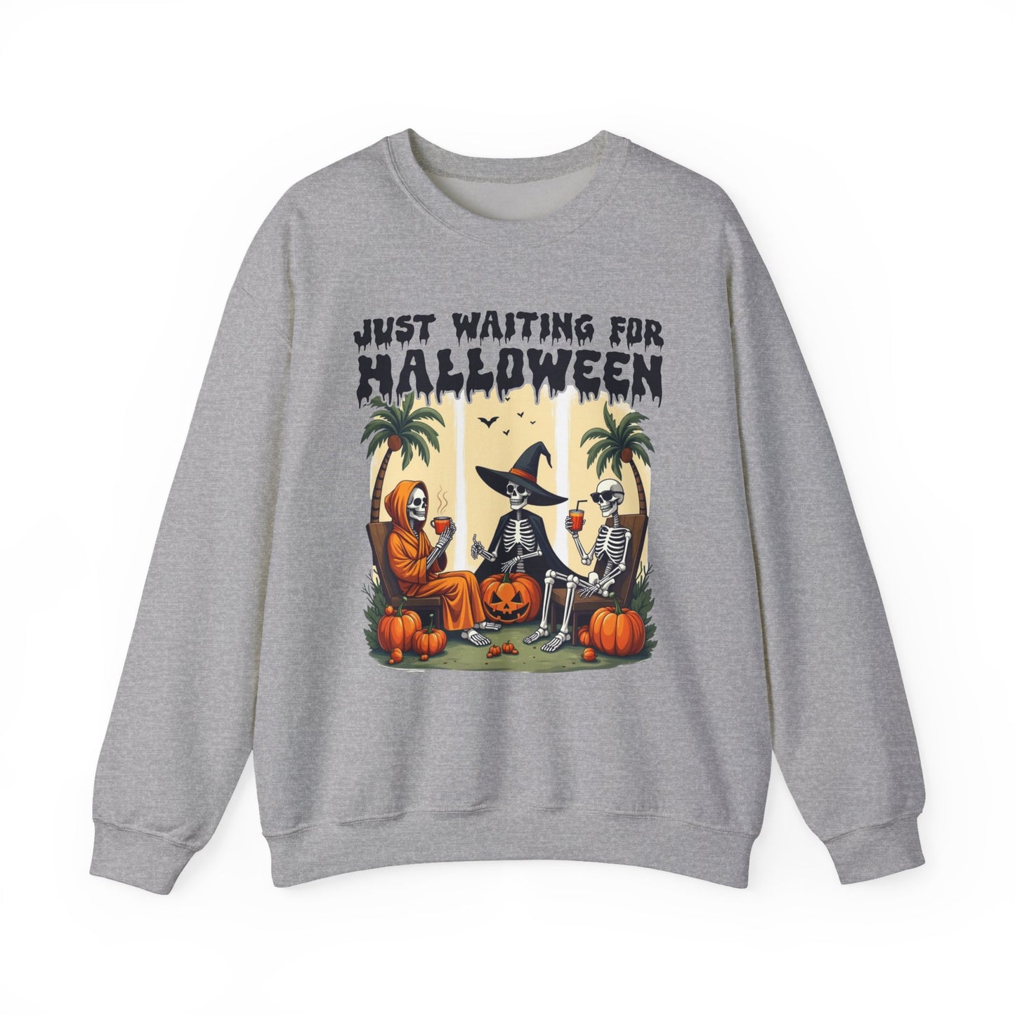 Just Waiting for Halloween Crewneck Sweatshirt - Samberule