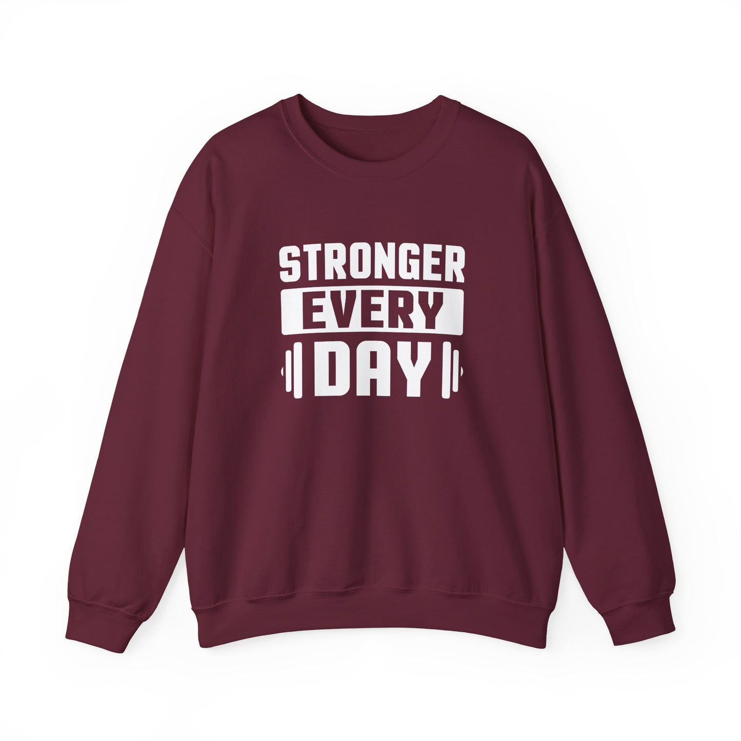 Stronger Every Day Gym Crewneck Sweatshirt