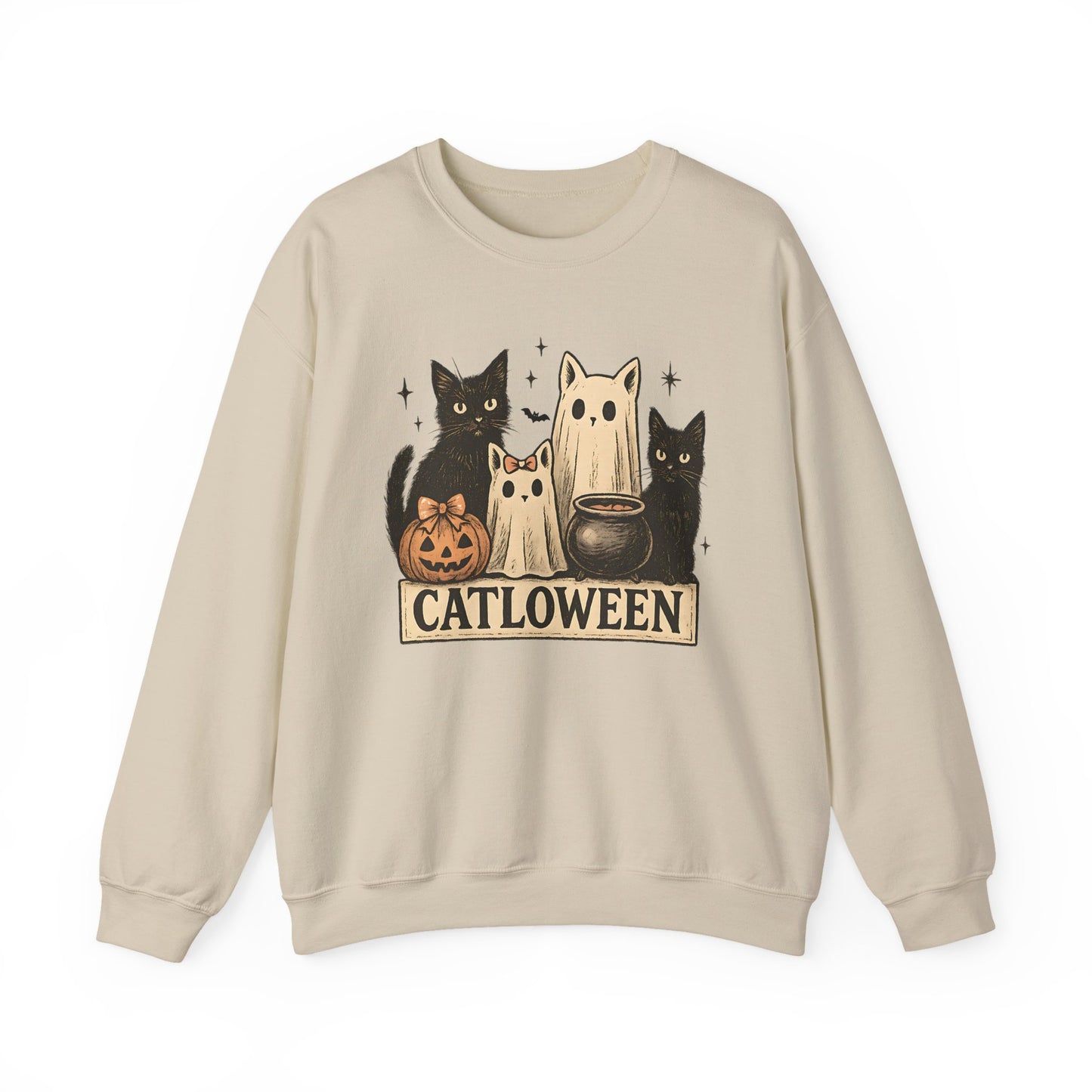 Catloween Halloween Crewneck Sweatshirt - Samberule