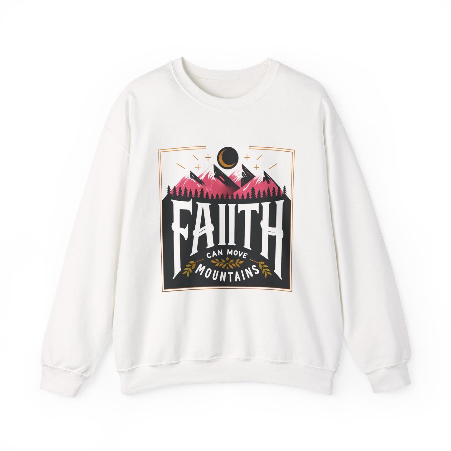 "Faith Can Move Mountains" Faith Crewneck Sweatshirt