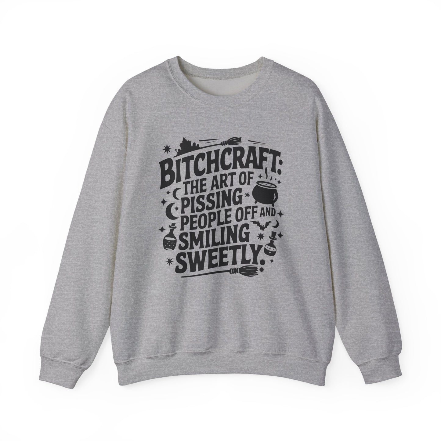Bitchcraft Halloween Crewneck Sweatshirt - Samberule