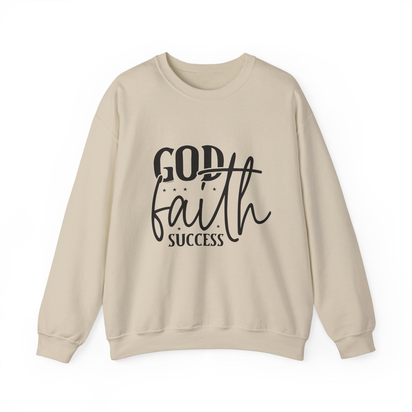 "God Faith Success" Faith Crewneck Sweatshirt