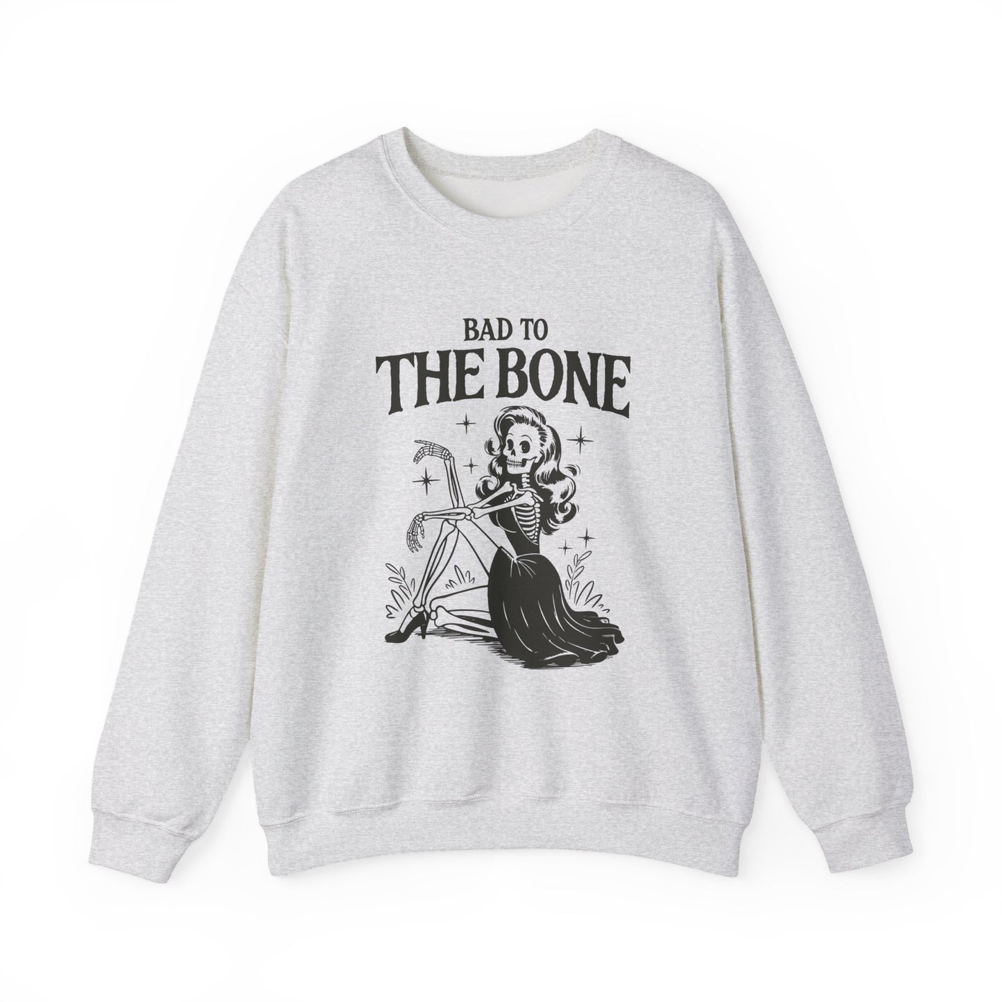 Bad to the Bone Halloween Crewneck Sweatshirt - Samberule
