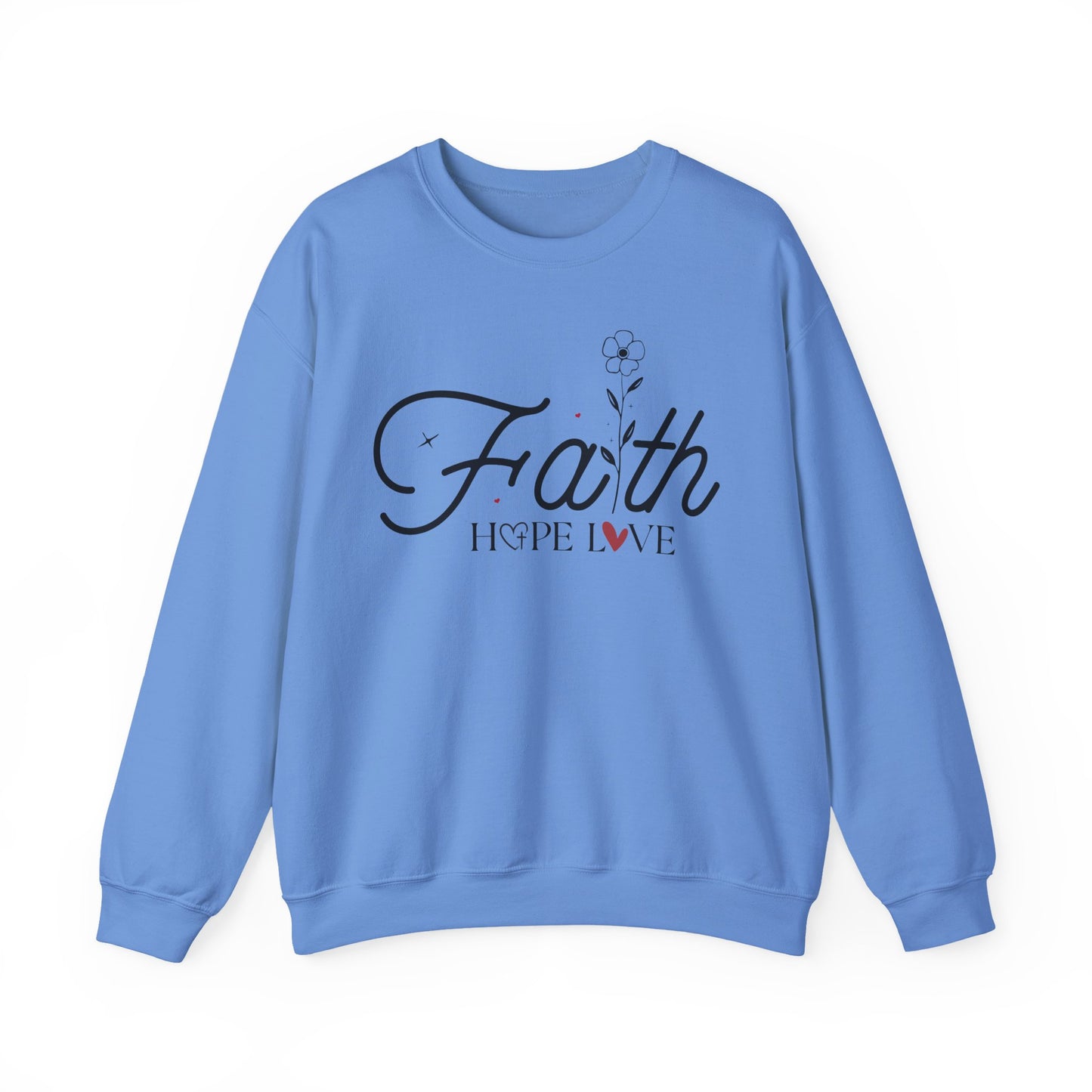 "Faith Hope Love" Faith Crewneck Sweatshirt