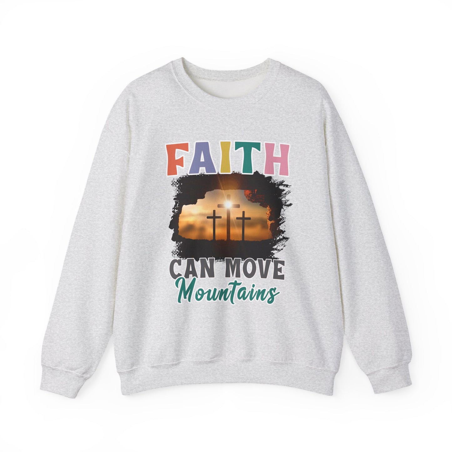 "Faith Can Move Mountain" Faith Crewneck Sweatshirt