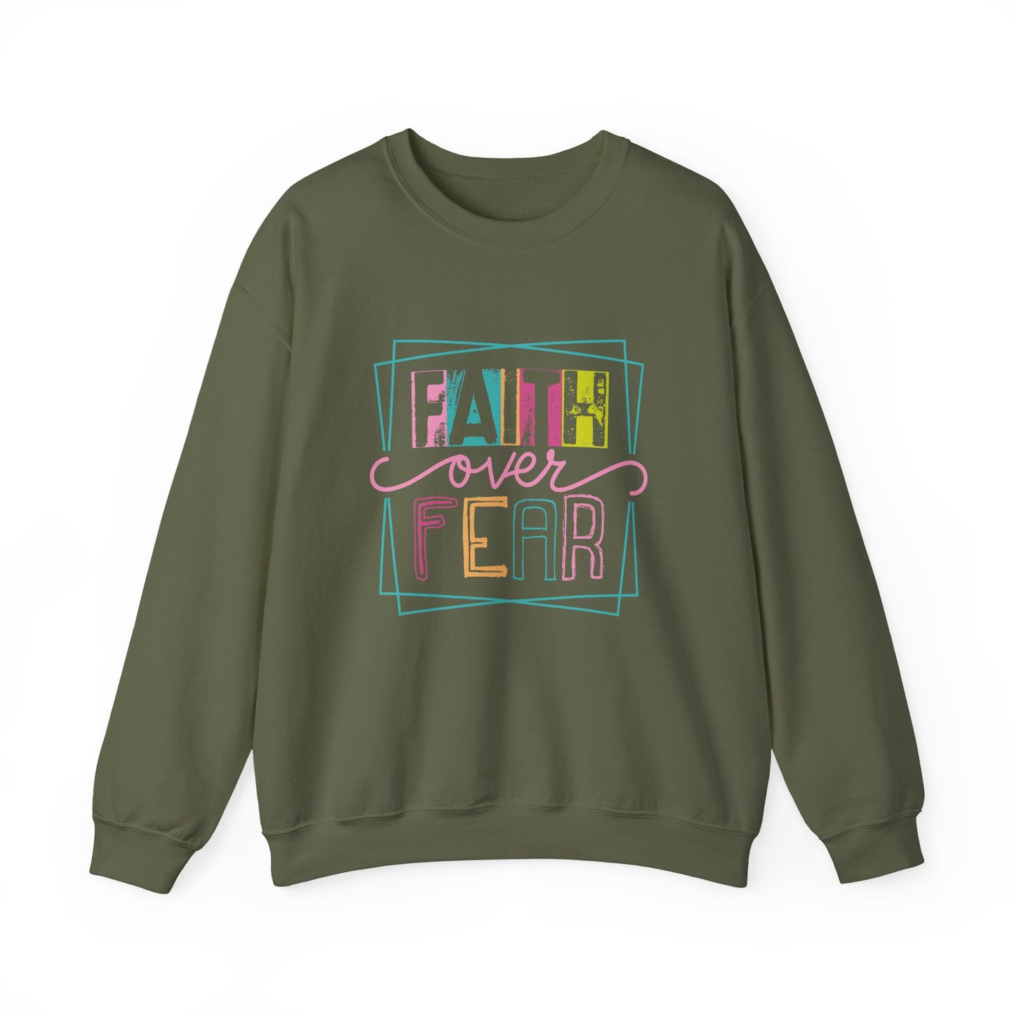 Faith Over Fear Faith Crewneck Sweatshirt