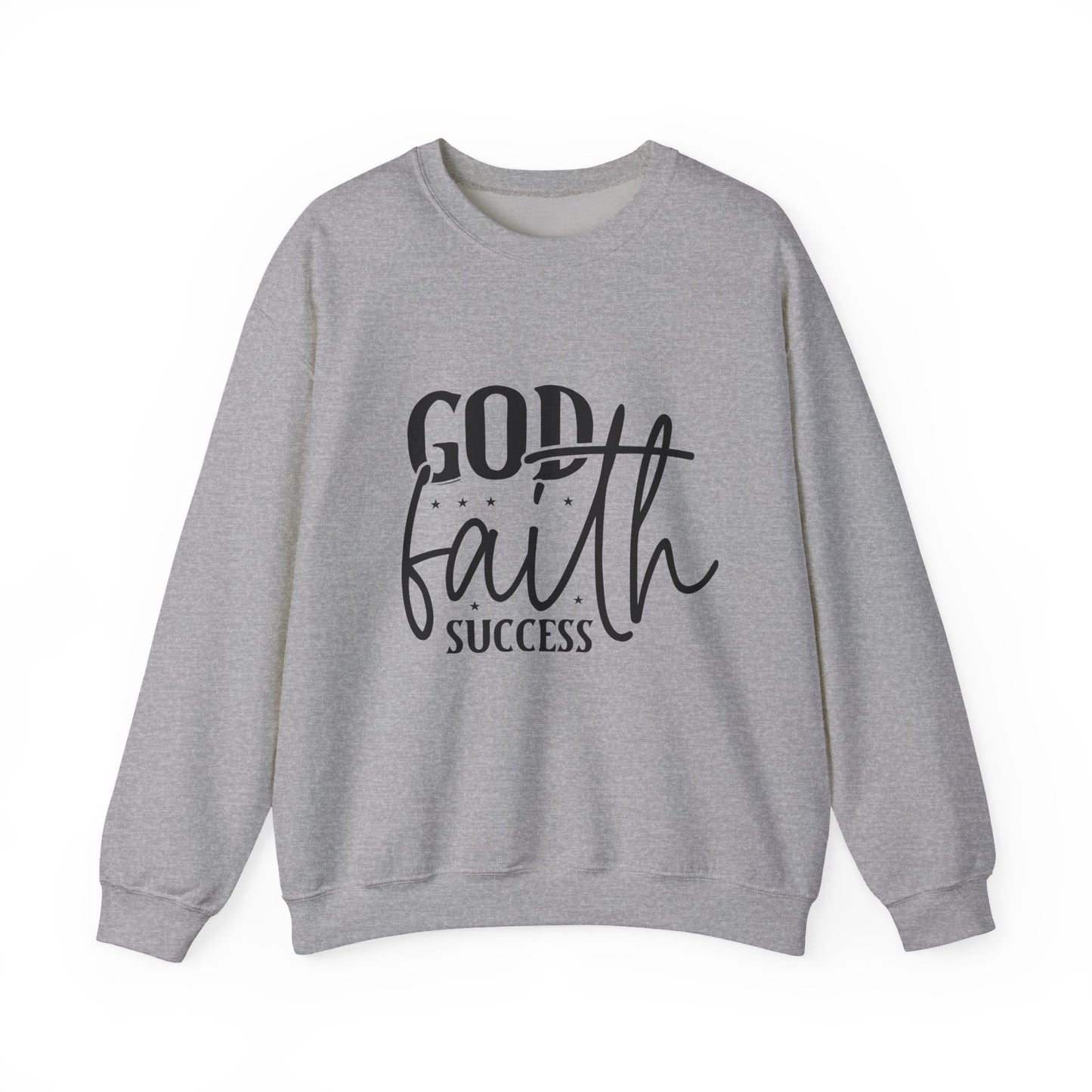 "God Faith Success" Faith Crewneck Sweatshirt
