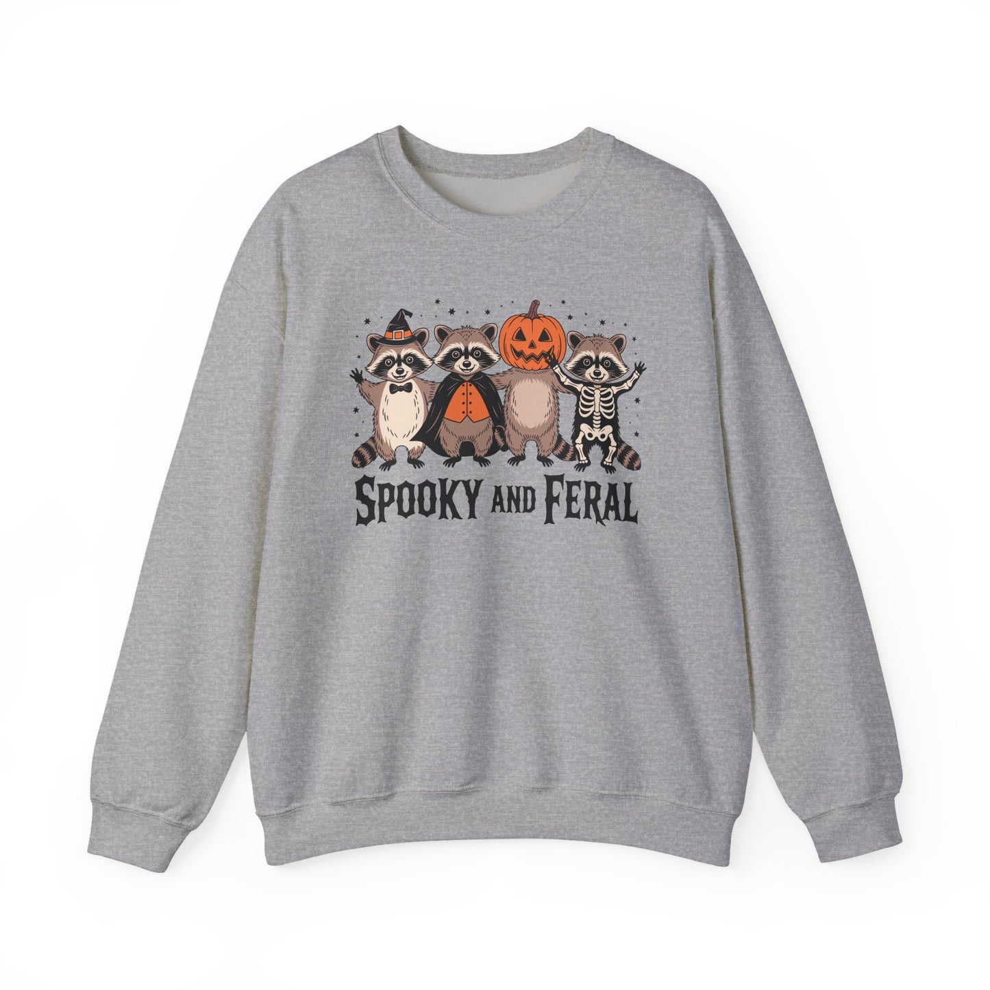 Spooky and Feral Halloween Crewneck Sweatshirt - Samberule