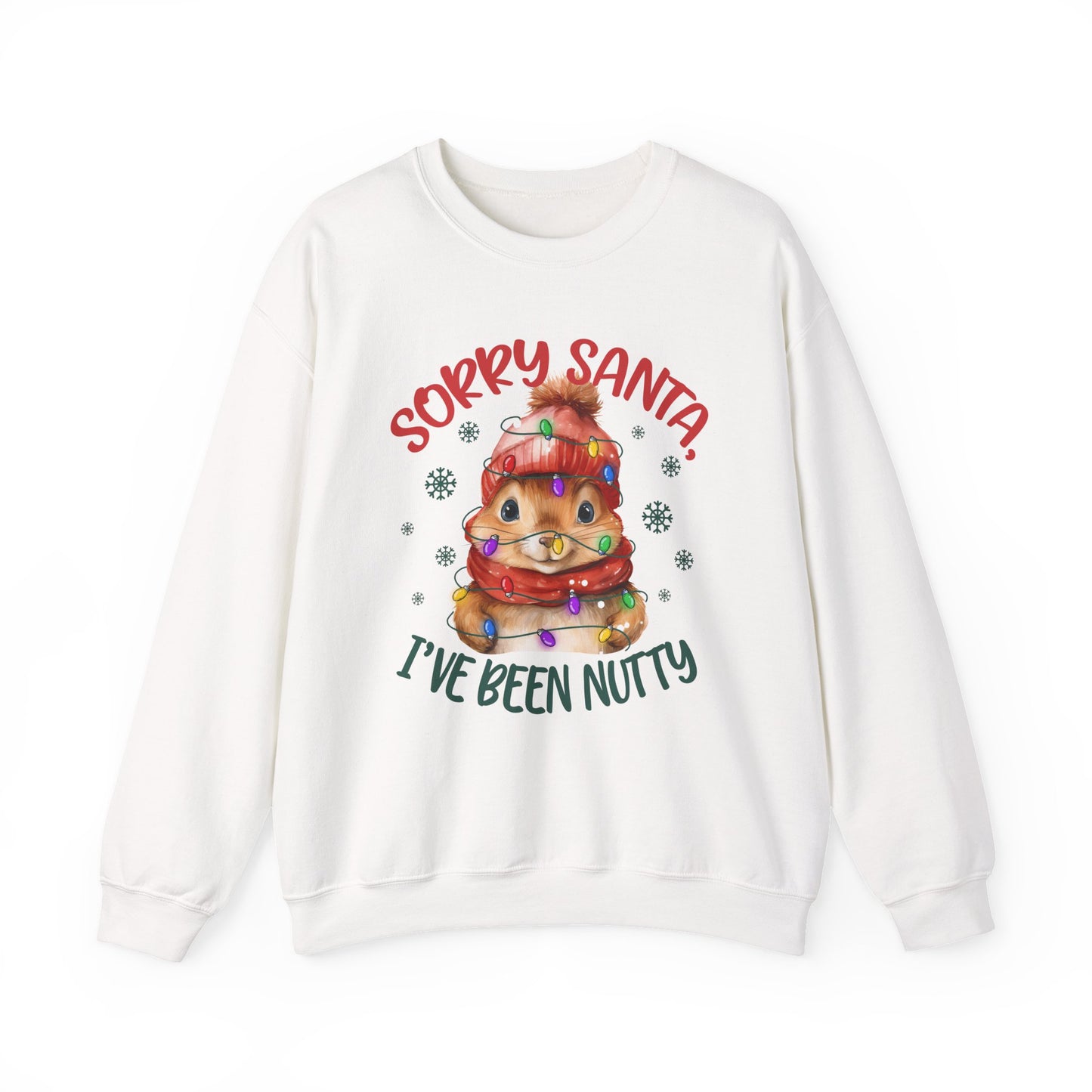 Sorry-Santa I've Been Nutty Christmas Crewneck Sweatshirt - Samberule