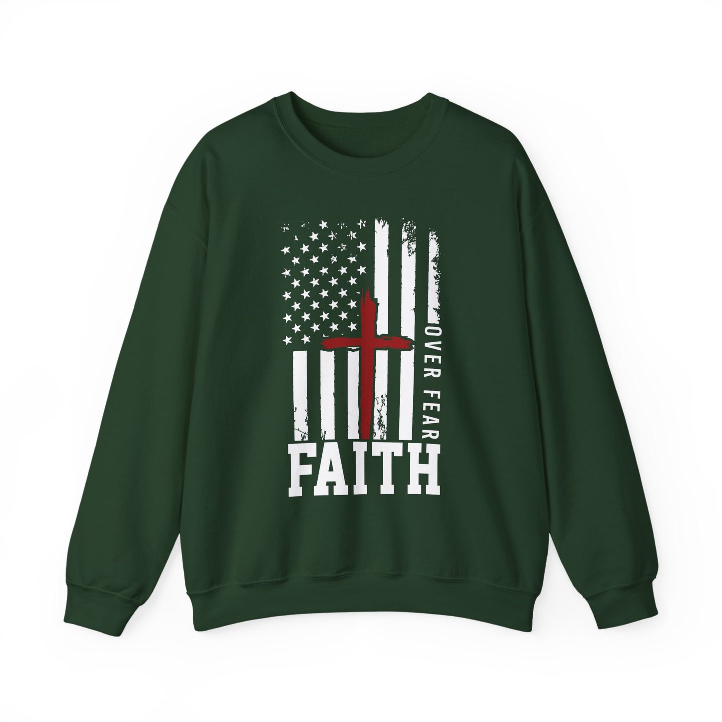 Faith Over Fear Faith Crewneck Sweatshirt