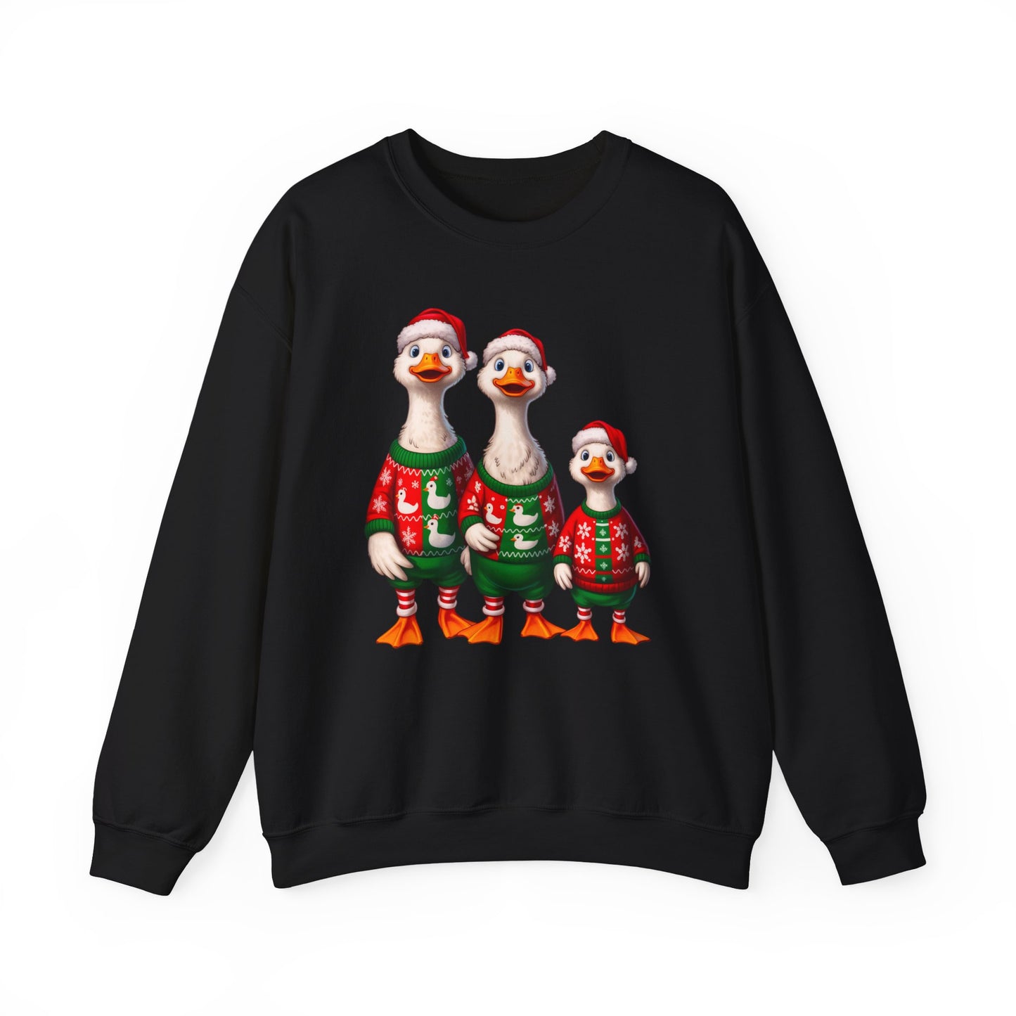 Three Duck Christmas Crewneck Sweatshirt