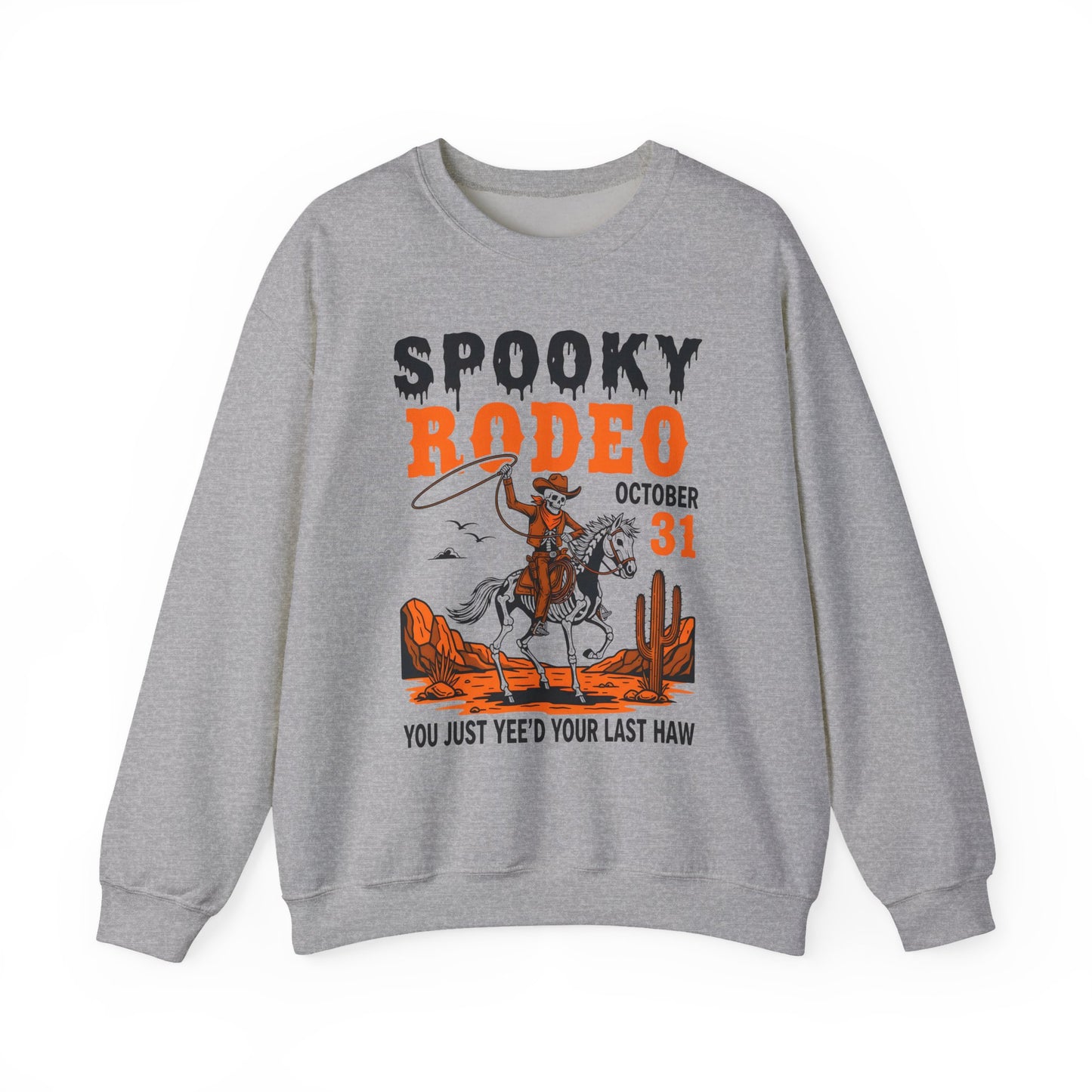 Spooky Rodeo Halloween Crewneck Sweatshirt - Samberule