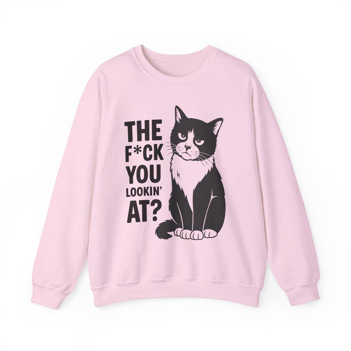 The F*ck You Lookin' At Sarcasm Crewneck Sweatshirt
