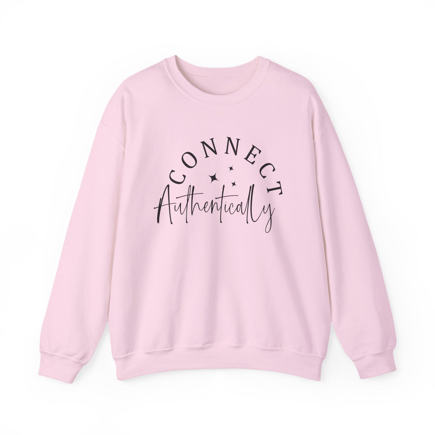 "Connect Authentically" Mental Health Crewneck Sweatshirt